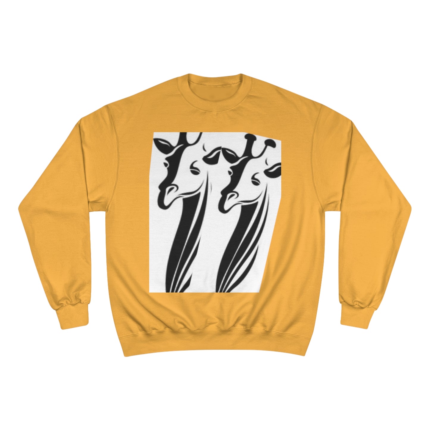 Giraffe Lovers Champion Sweatshirt - Cozy Wildlife Apparel
