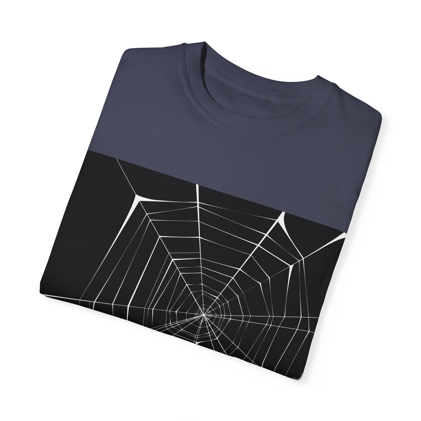 Spooky Spider Web Unisex Garment-Dyed T-Shirt