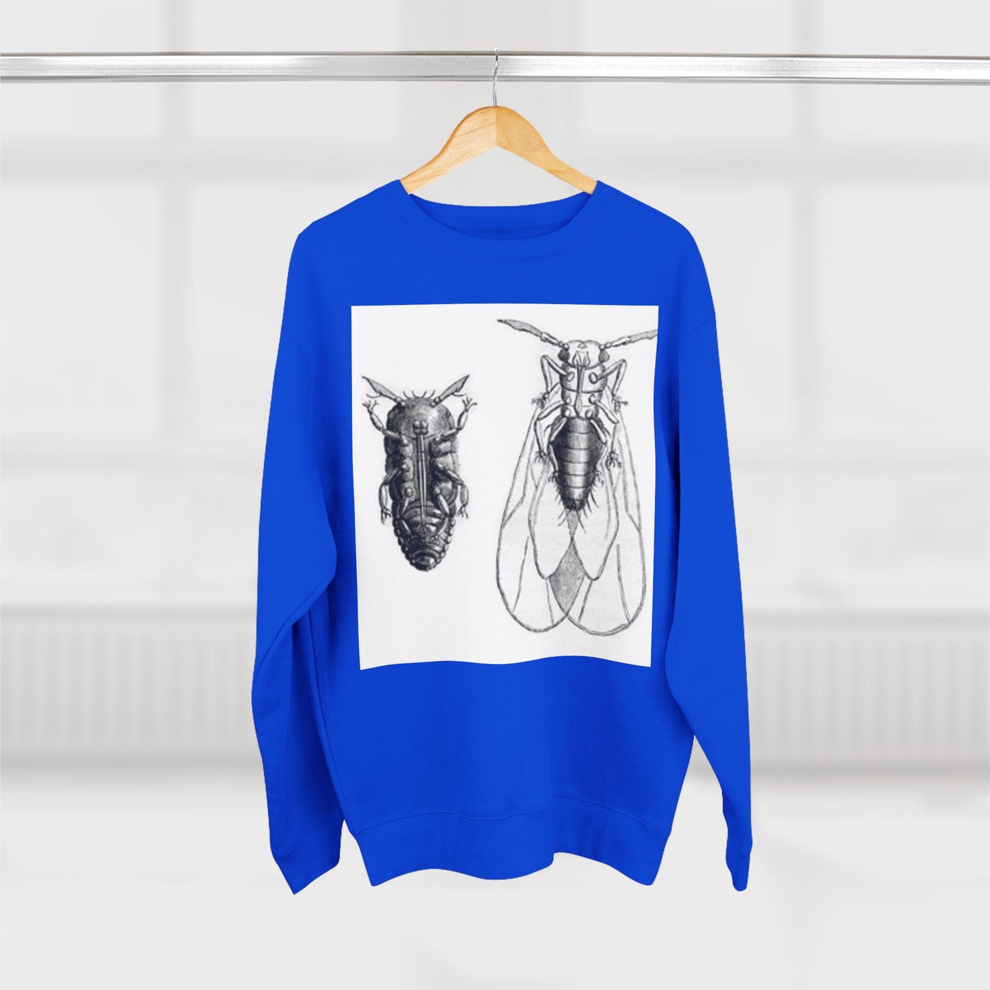 Unisex Insect Art Crewneck Sweatshirt - Nature Lovers Gift