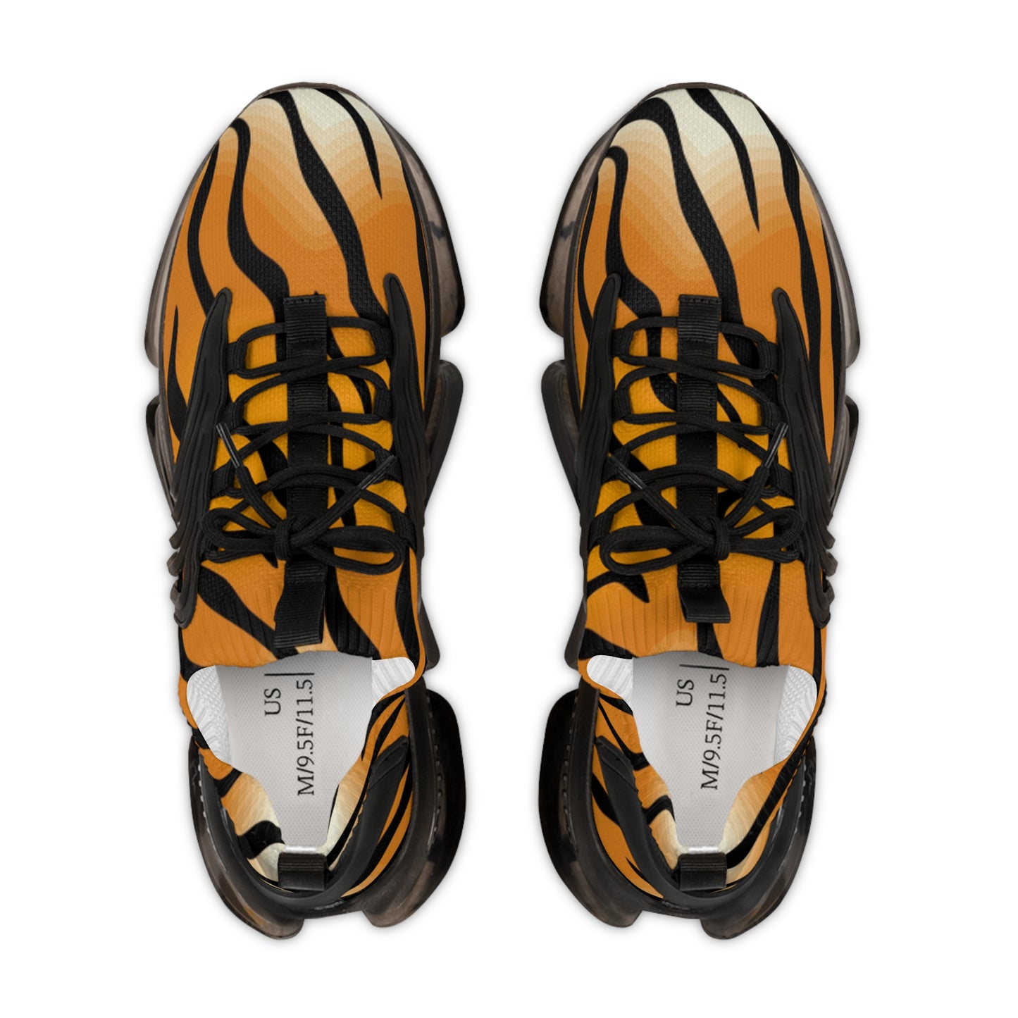 Trendy Tiger Print Mesh Sneakers for Active Lifestyle