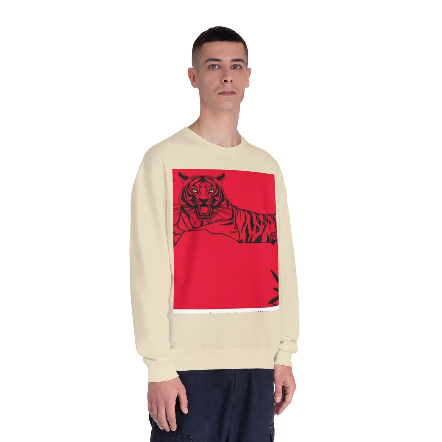 Bold Tiger Graphic Unisex Sweatshirt - Chill Vibes, Perfect for Every Occasion