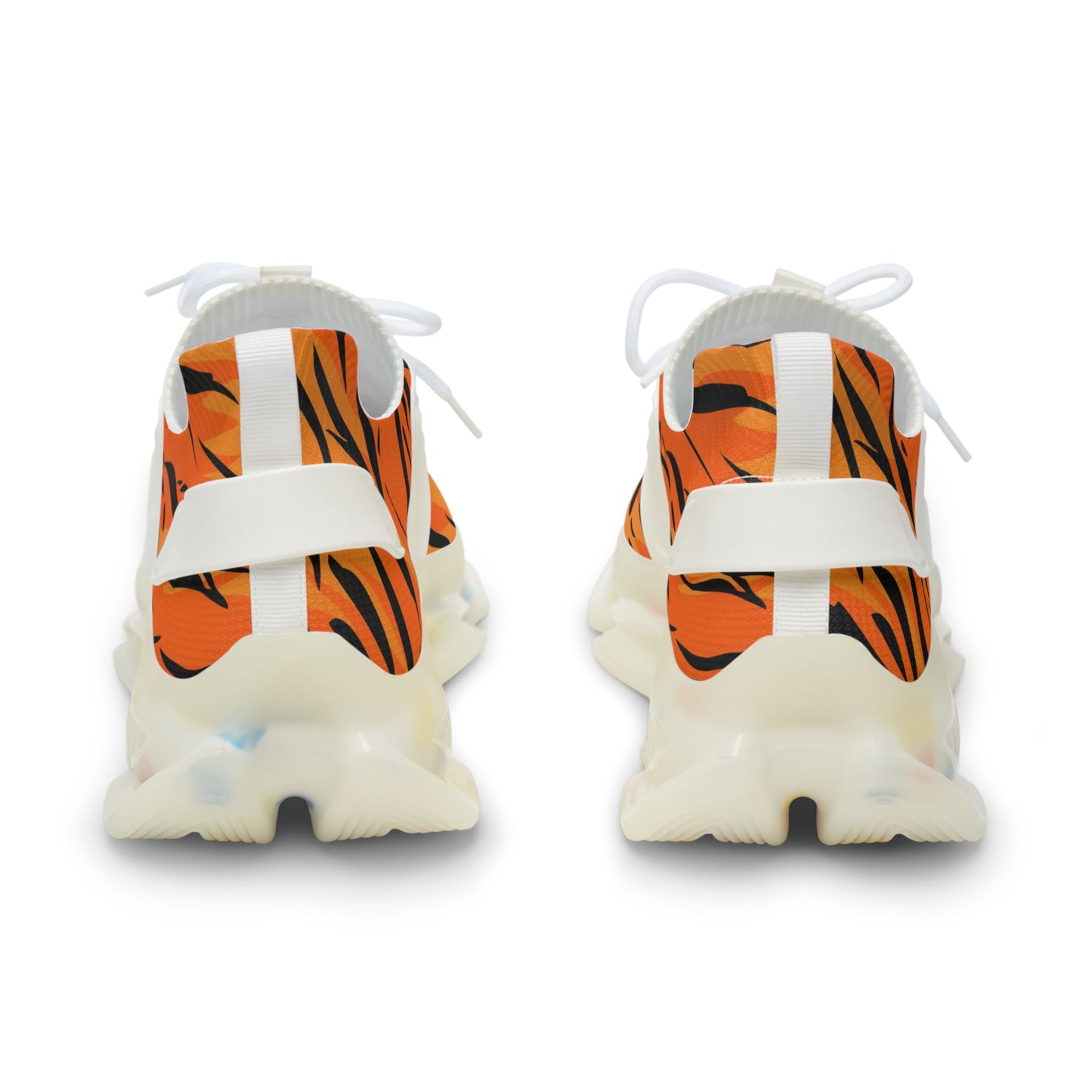 Men's Tiger Print Mesh Sneakers - Stylish, Lightweight Athletic Footwear