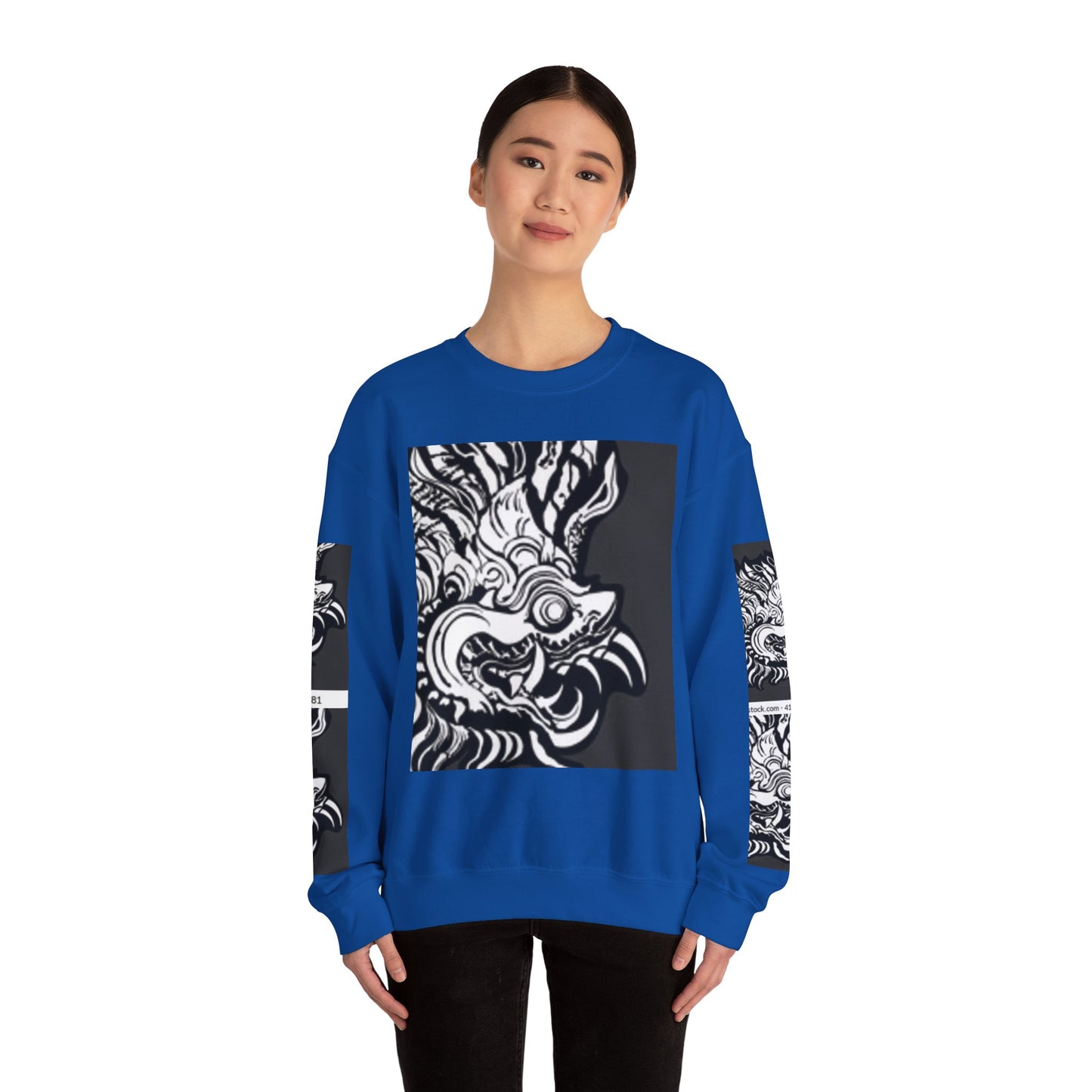 Bold Graphic Crewneck Sweatshirt - Unisex Heavy Blend™ - Perfect for Streetwear and Casual Outings