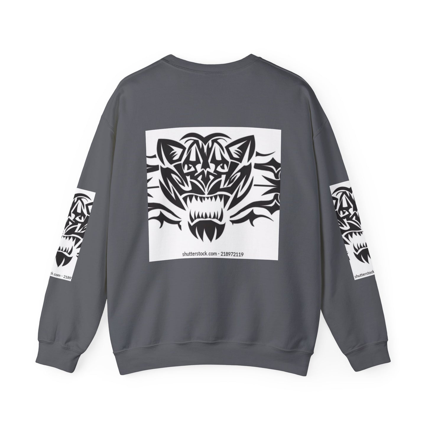 Bold Tiger Graphic Unisex Sweatshirt - Fierce Animal Design