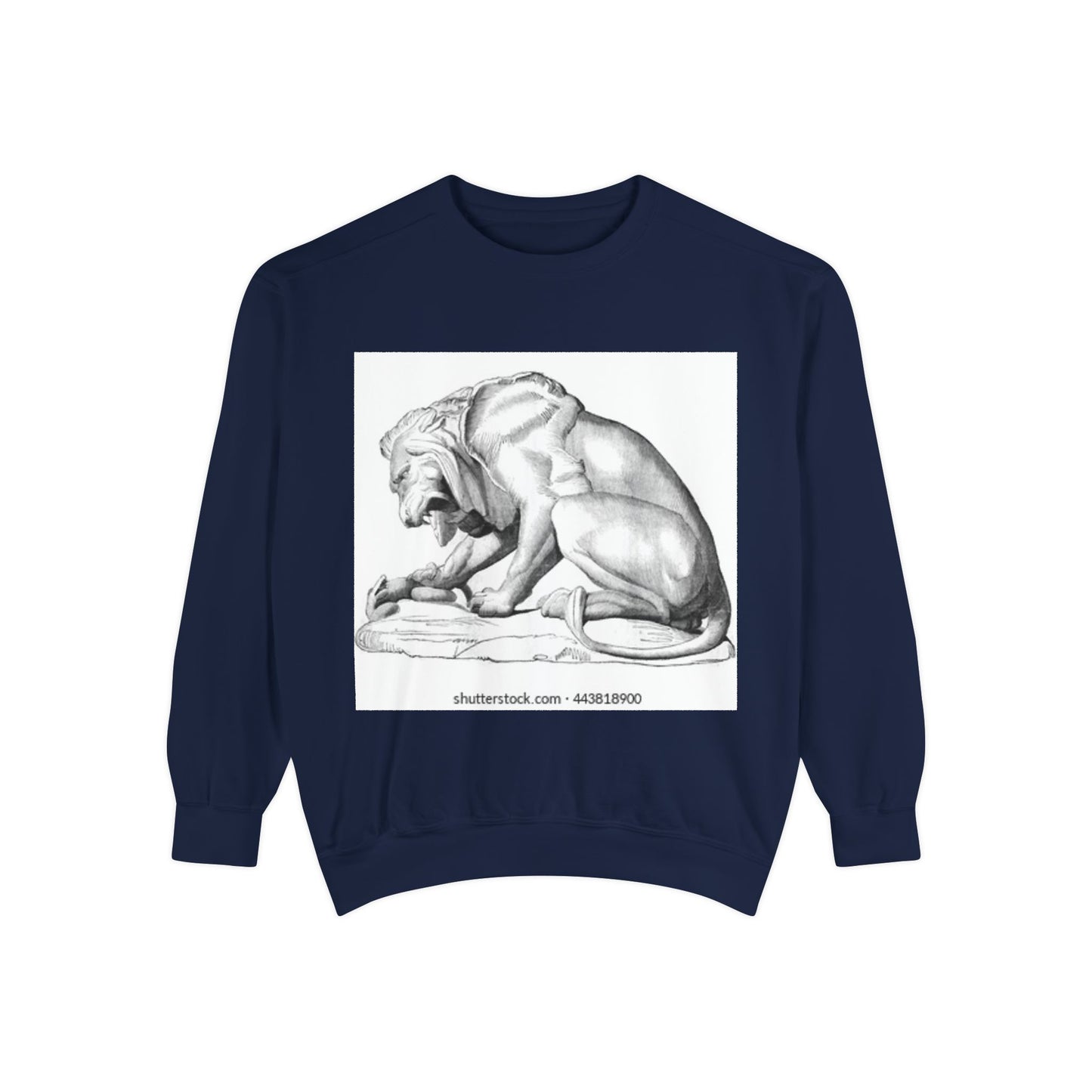 Artistic Lion Graphic Unisex Sweatshirt - Cozy & Stylish