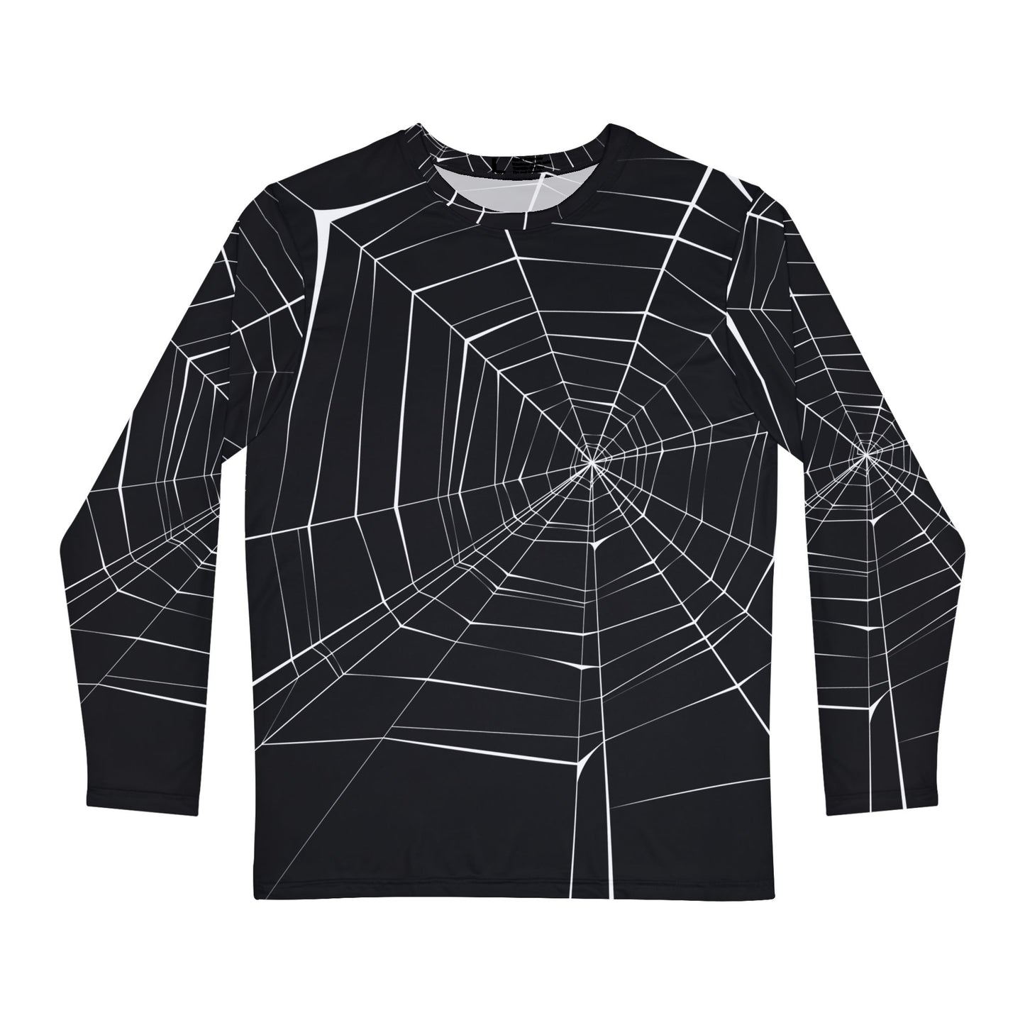 Men's Long Sleeve Spider Web Shirt - Stylish & Unique Halloween Fashion