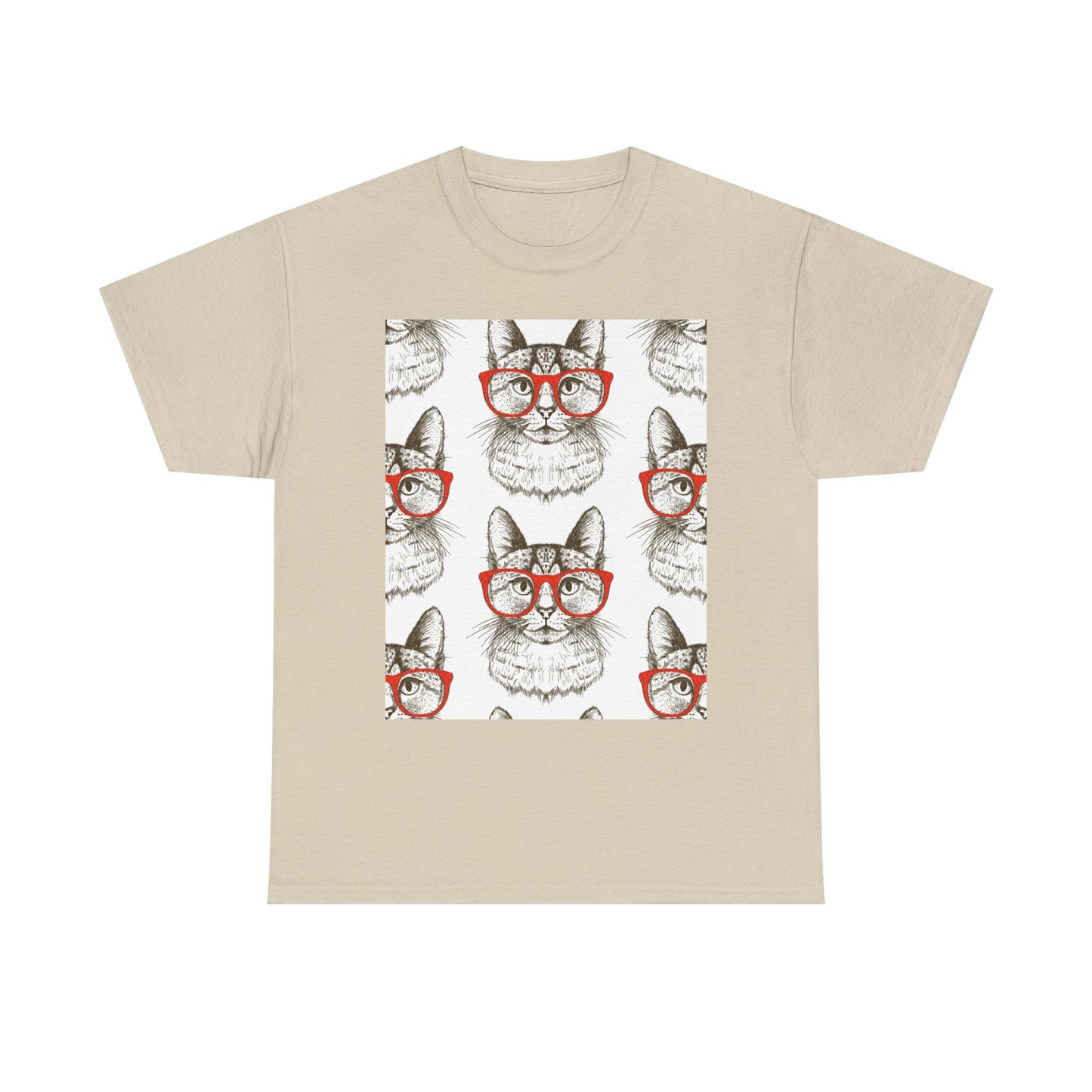 Funny Cat Graphic Unisex Heavy Cotton Tee