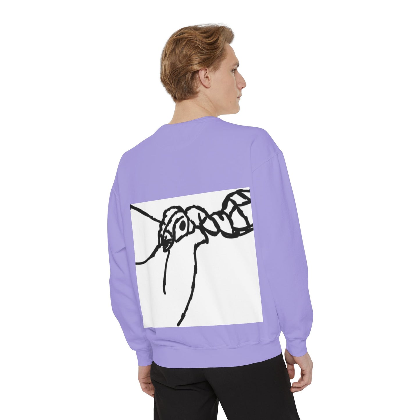 Ant-Inspired Unisex Garment-Dyed Sweatshirt - Unique Nature Lover Gift