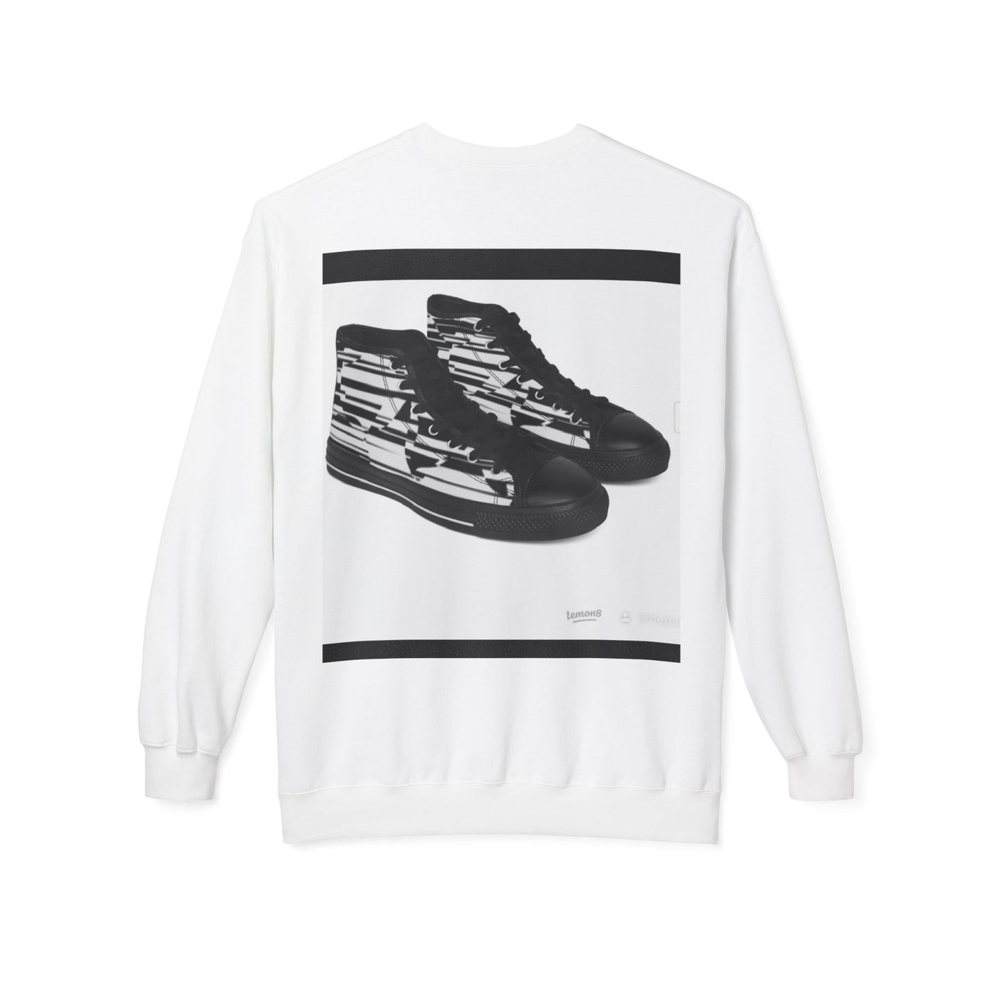 Cool Rhino and Sneakers Fleece Sweatshirt for Trendsetters