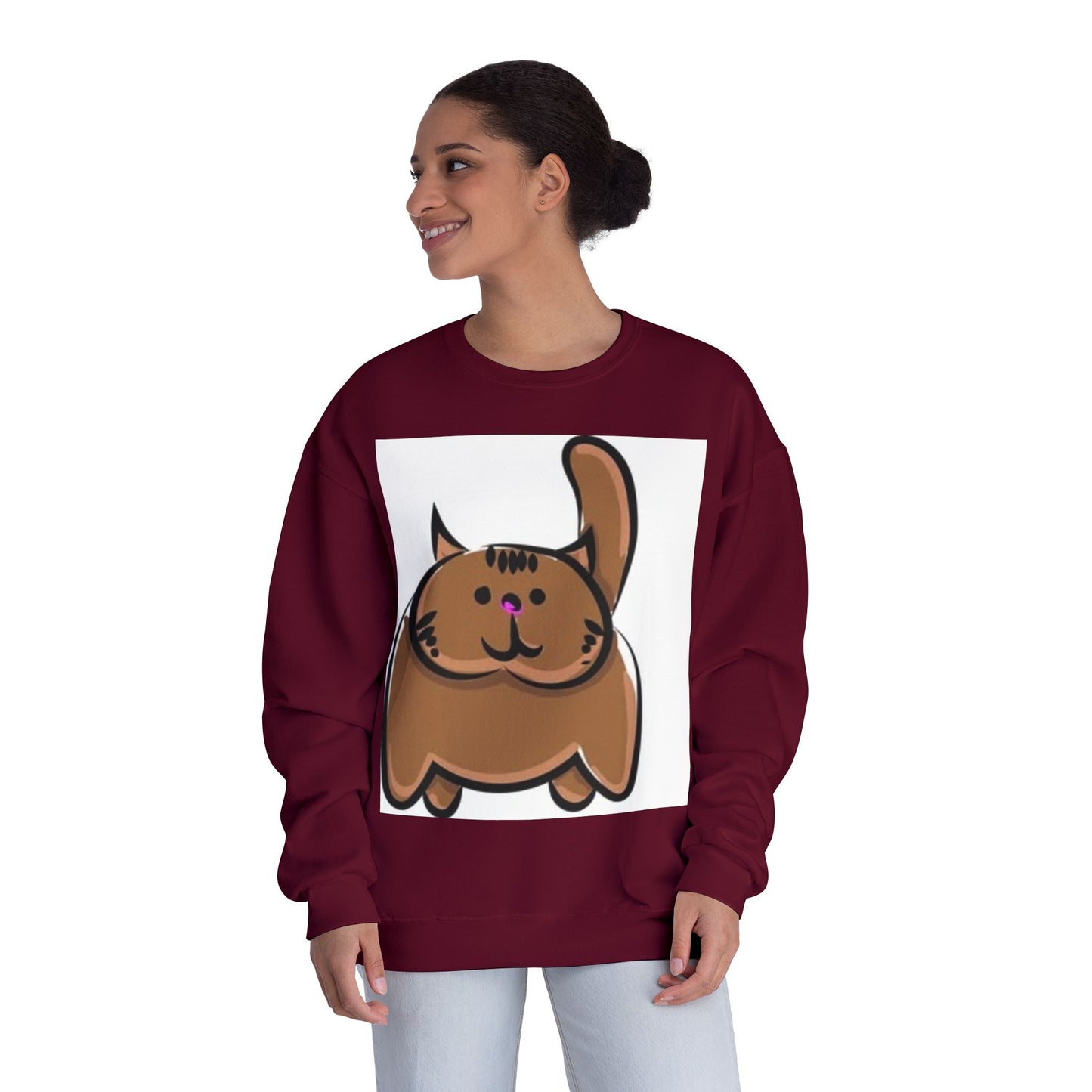 Cute Cartoon Cat Unisex Sweatshirt