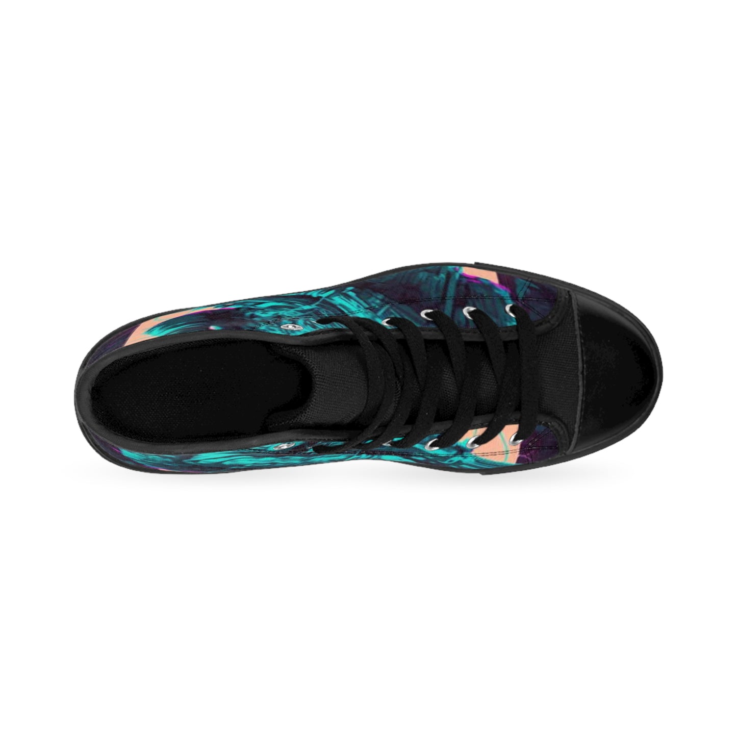Stylish Women's Graphic Sneakers - Vibrant Retro Design