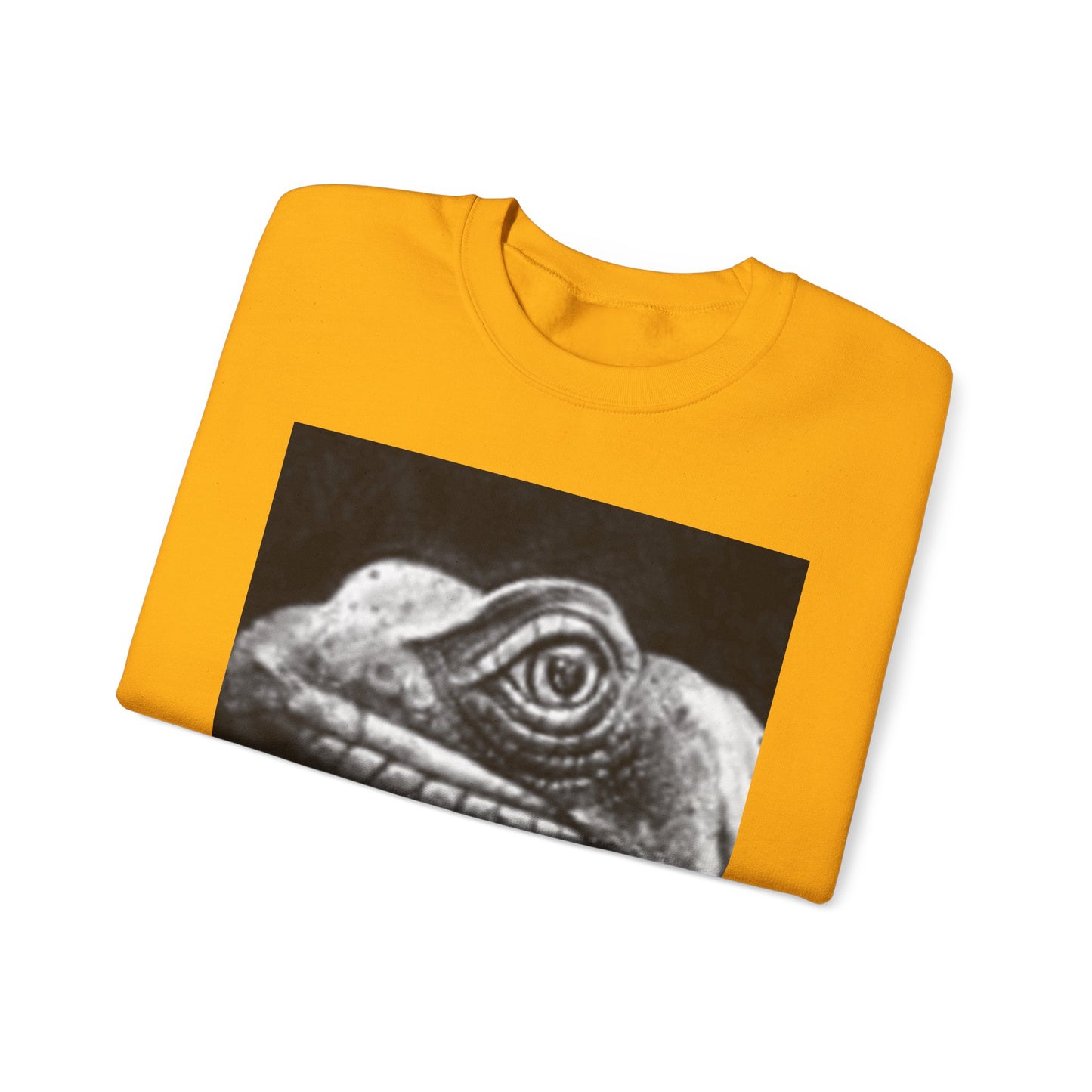 Unique Unisex Crewneck Sweatshirt with Bold Lizard Design