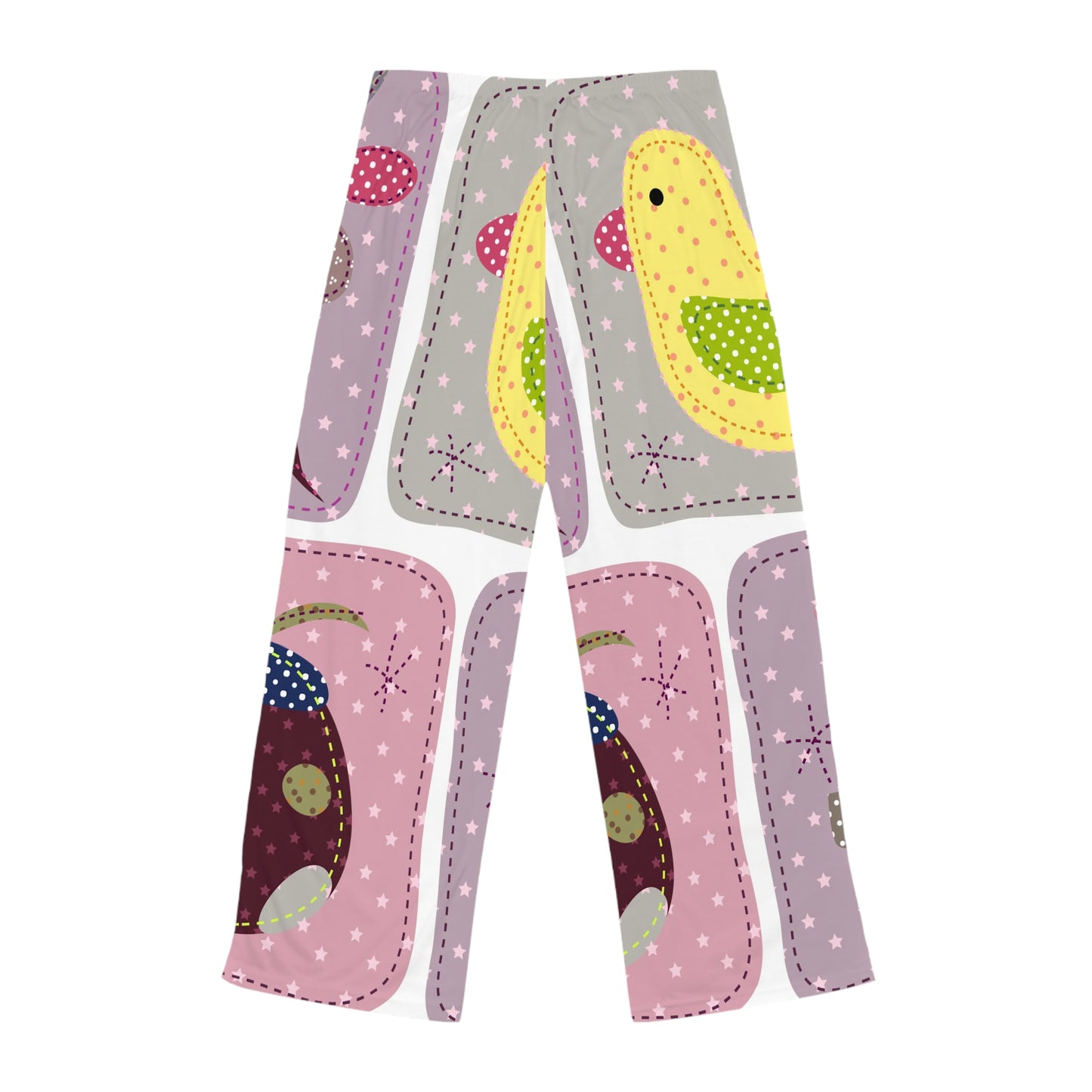 Whimsical Bird Print Women's Pajama Pants - Cozy Sleepwear for Relaxation