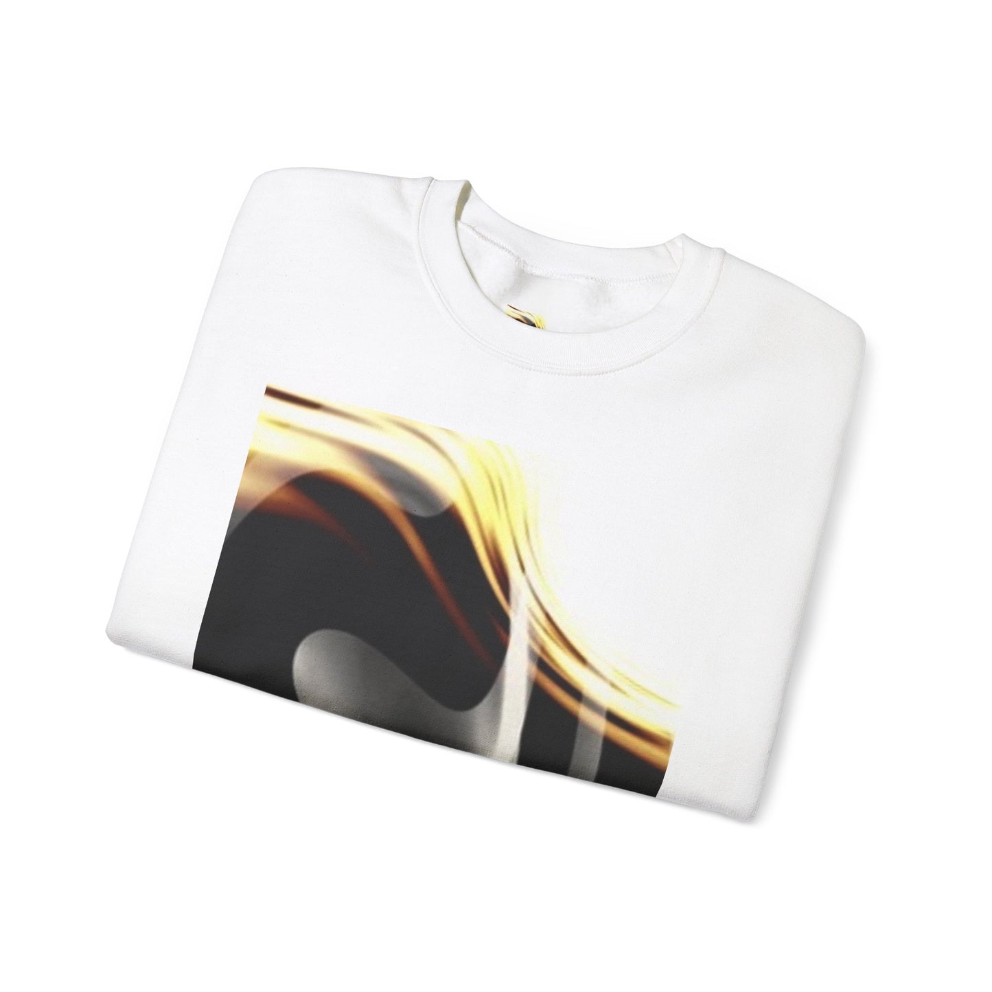 Abstract Wave Unisex Crewneck Sweatshirt - Modern Art Design