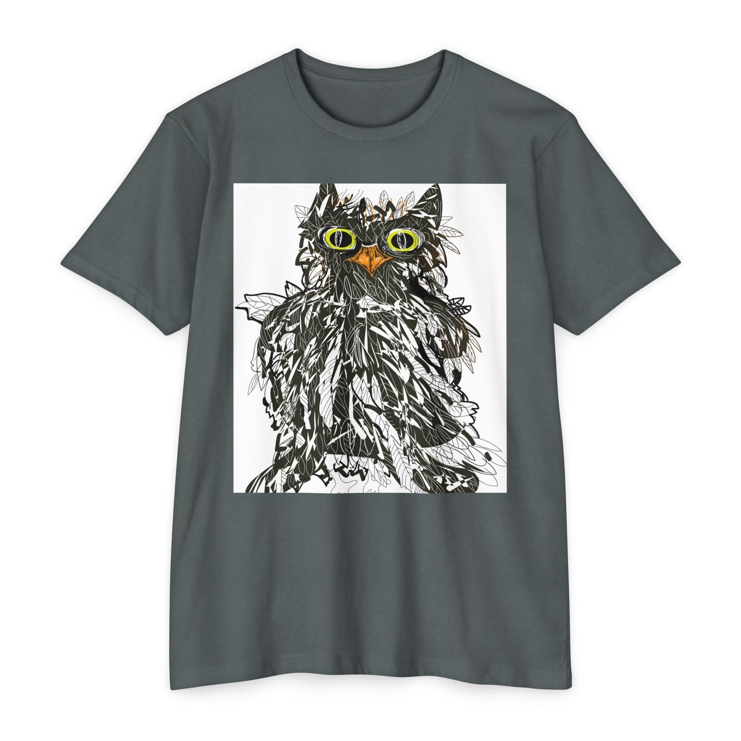 Whimsical Cat Graphic Unisex T-Shirt - Fun & Artsy Apparel