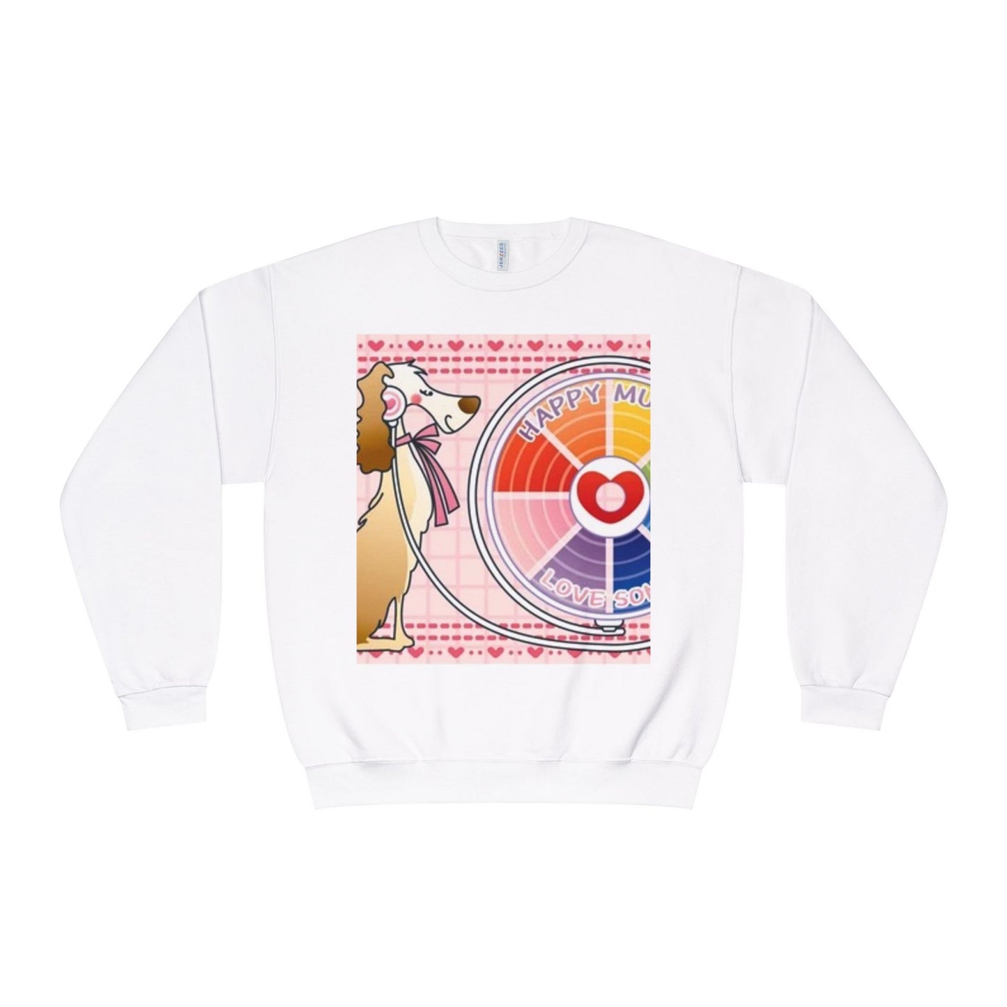 Happy Mood Love Sound Unisex Crewneck Sweatshirt