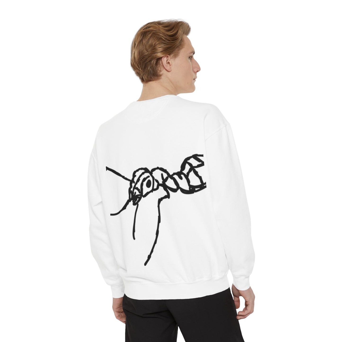 Ant-Inspired Unisex Garment-Dyed Sweatshirt - Unique Nature Lover Gift