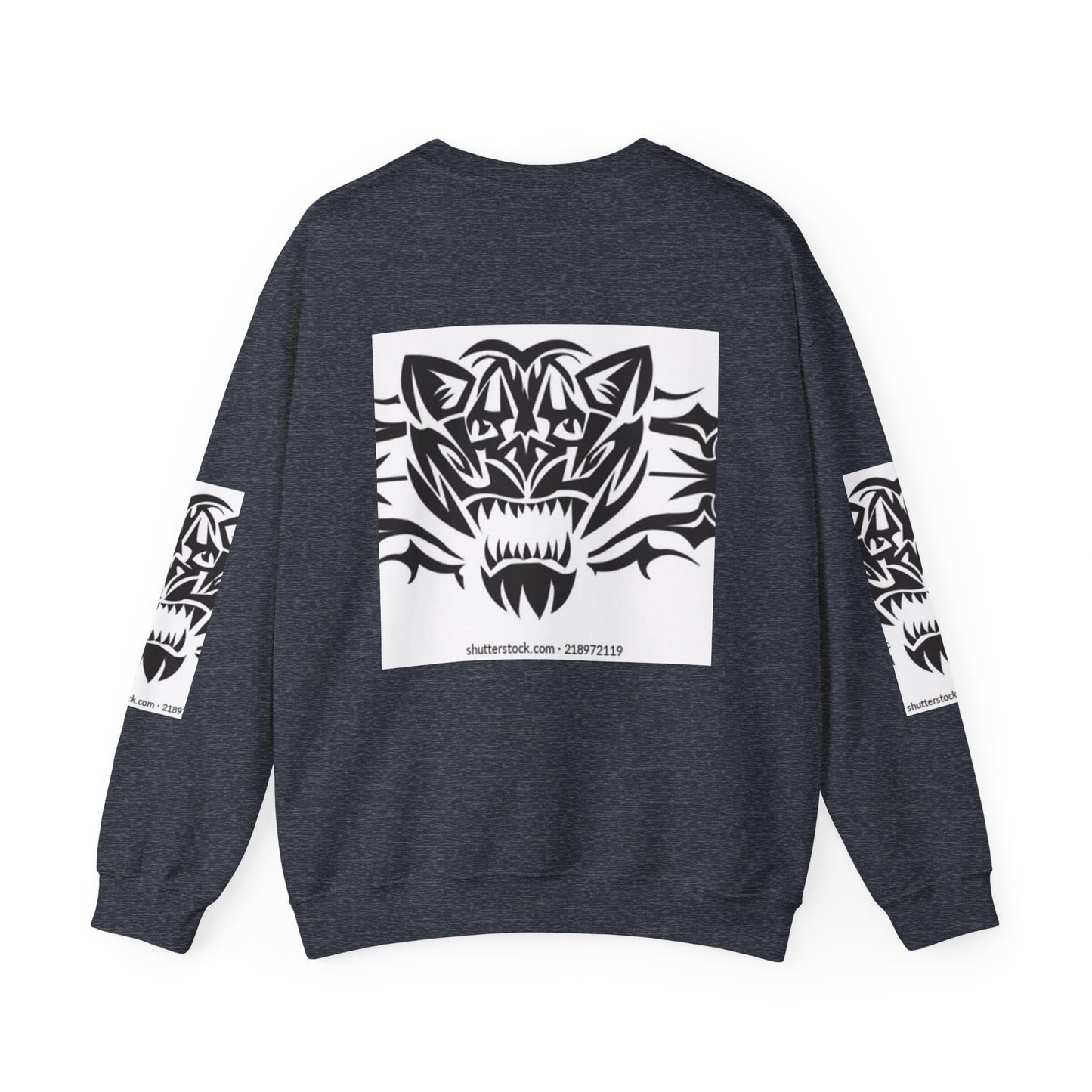 Bold Tiger Graphic Unisex Sweatshirt - Fierce Animal Design