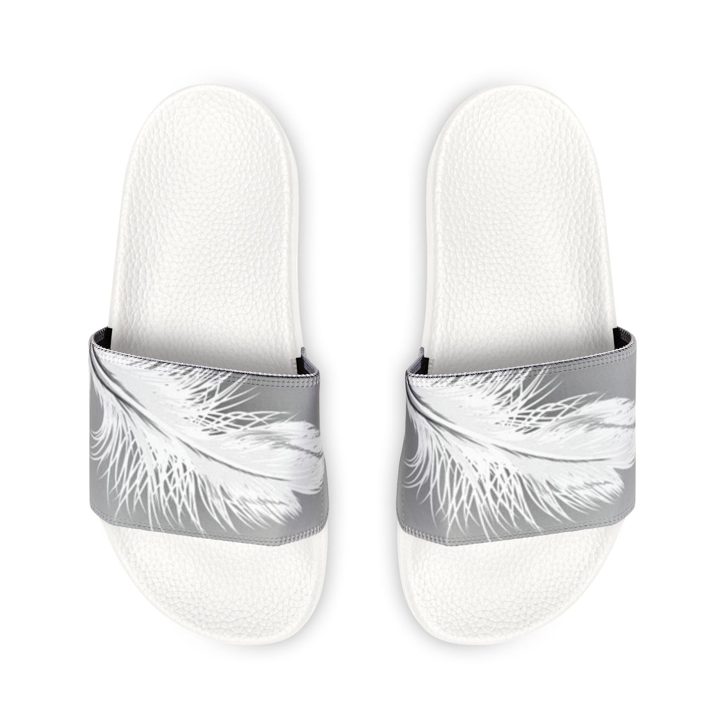 Men's Feather Print Removable-Strap Sandals - Lightweight and Comfortable Flip Flops