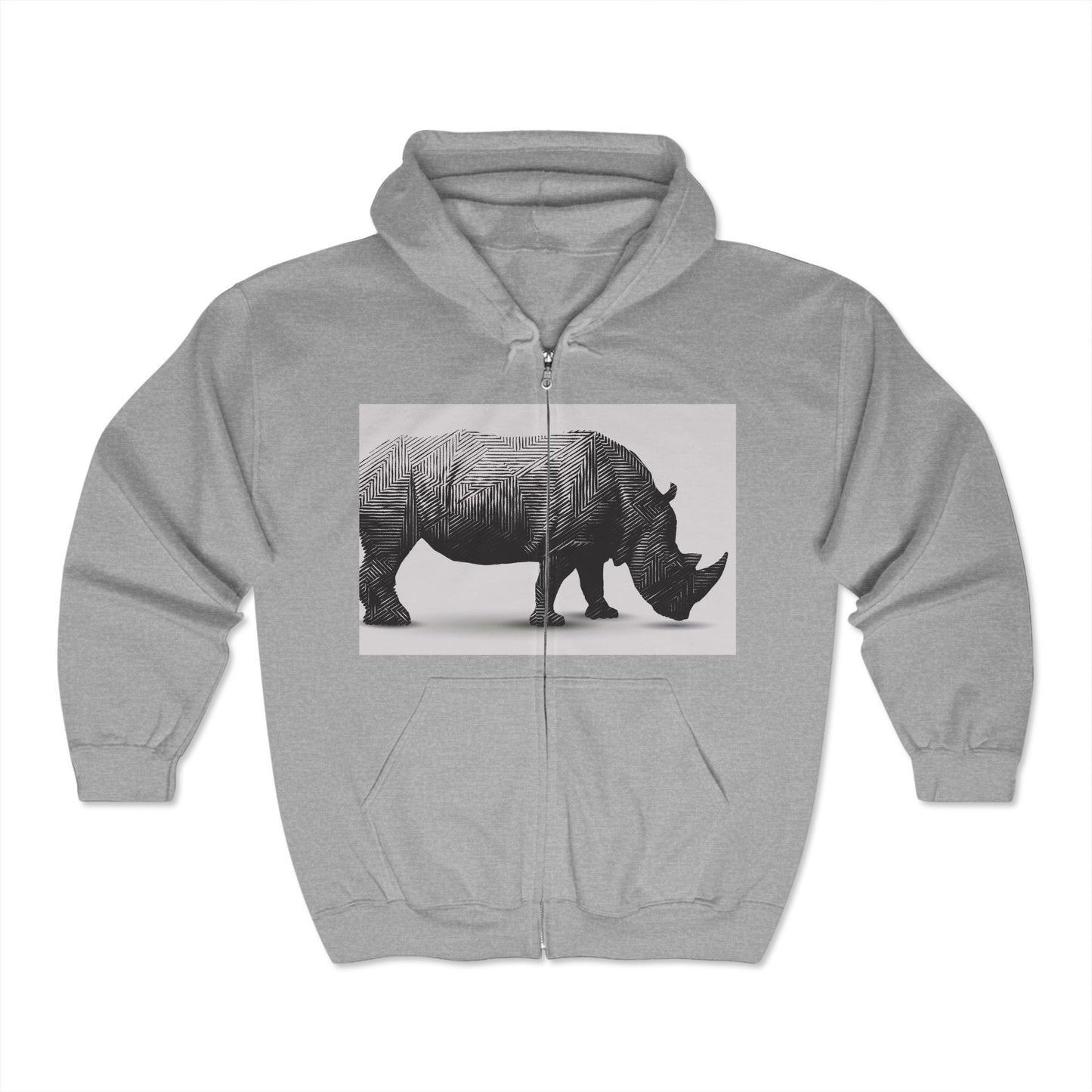 Unisex Heavy Blend™ Full Zip Hooded Sweatshirt