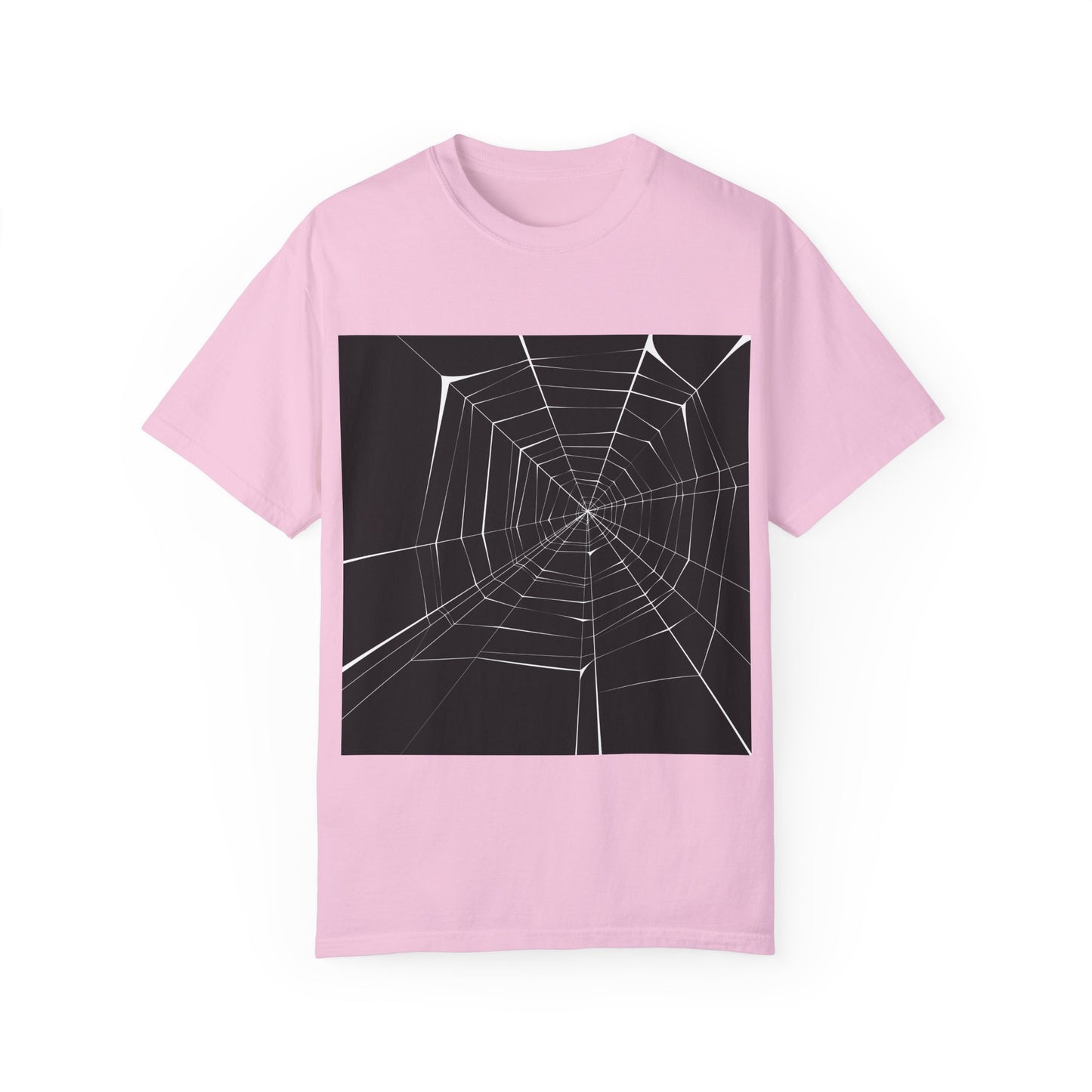 Spooky Spider Web Unisex Garment-Dyed T-Shirt