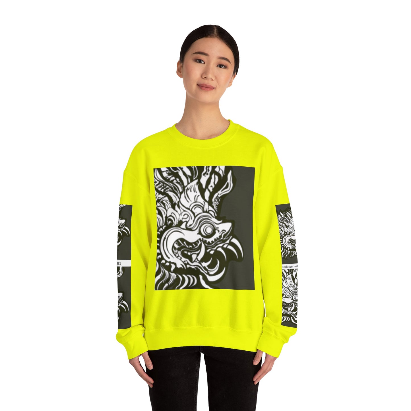 Bold Graphic Crewneck Sweatshirt - Unisex Heavy Blend™ - Perfect for Streetwear and Casual Outings