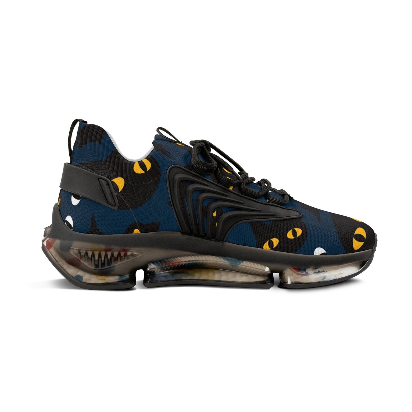 Men's Cat Eye Pattern Sneakers - Stylish and Comfortable Footwear