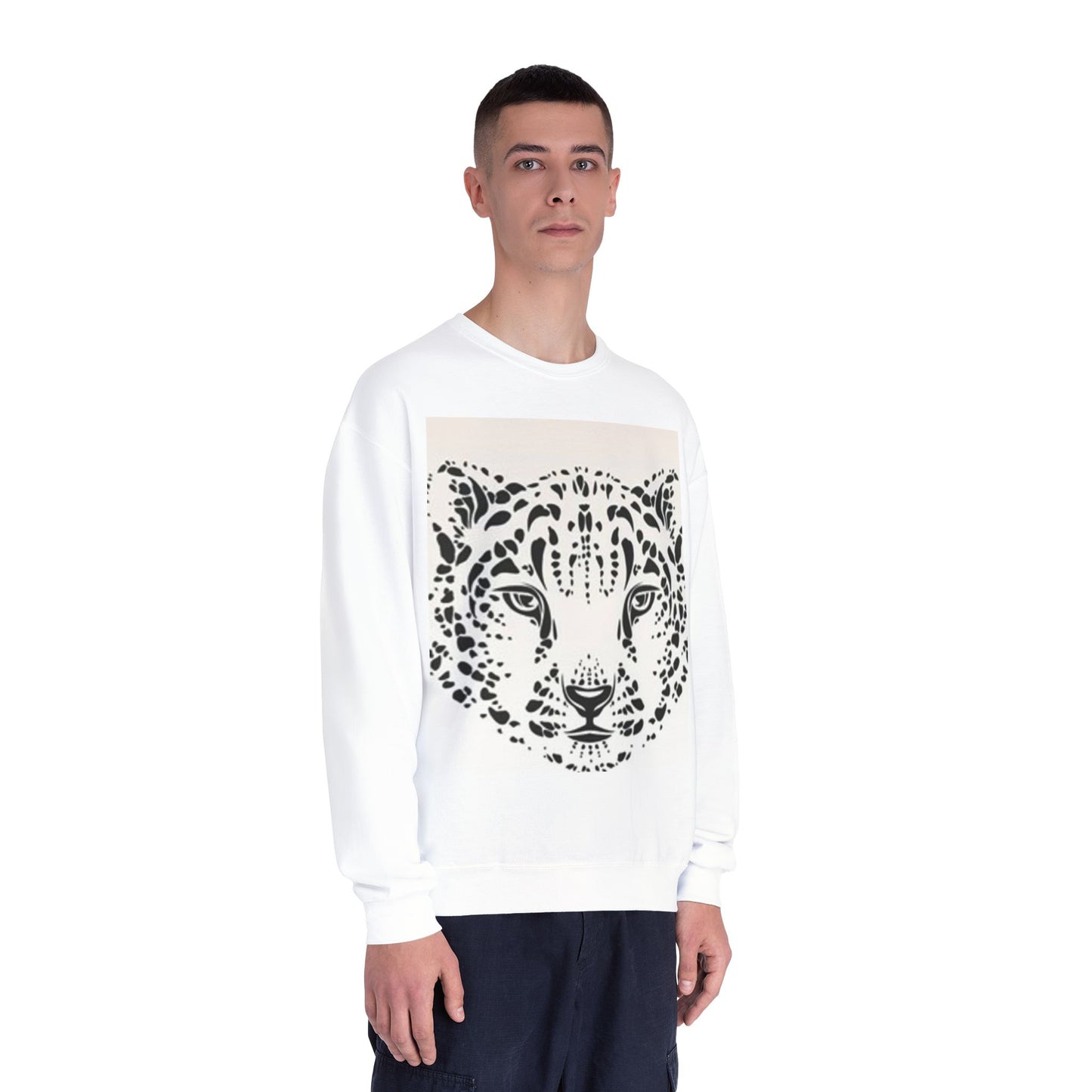 Wild Elegance Tiger Crewneck Sweatshirt | Cozy Unisex Design
