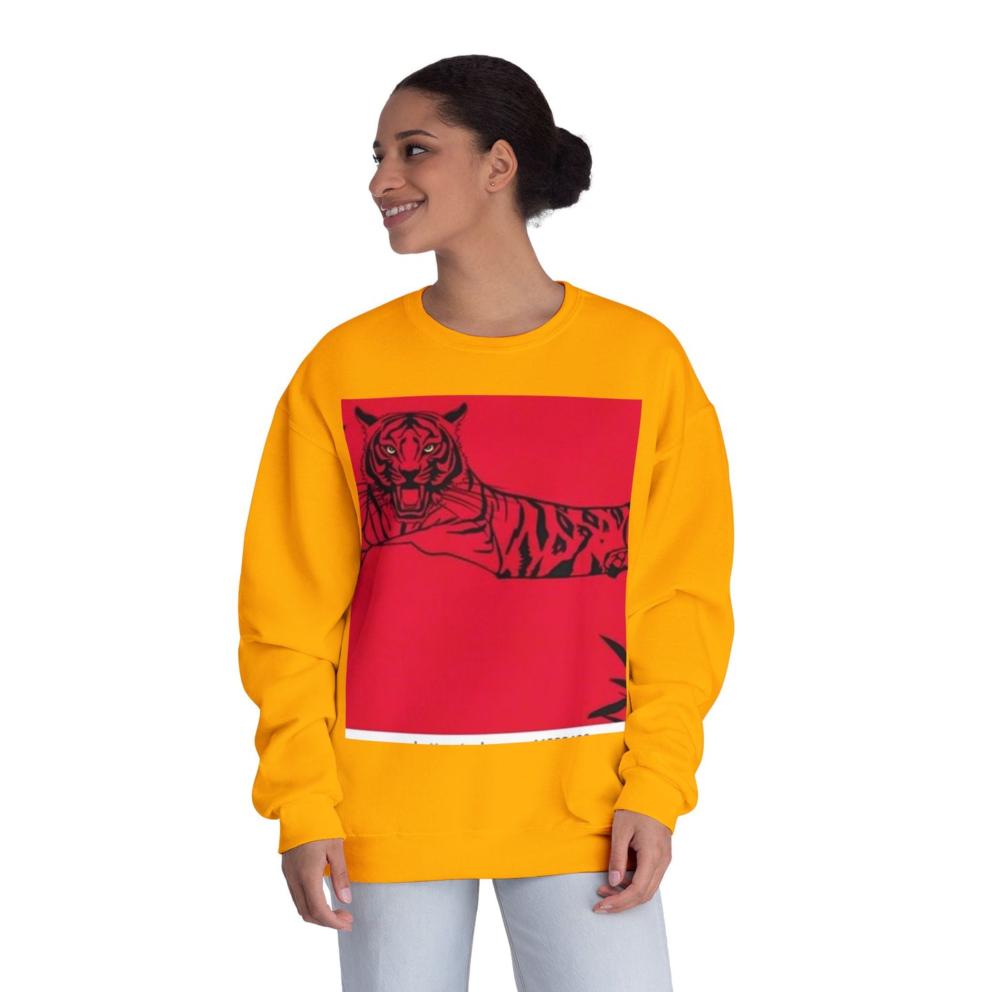 Bold Tiger Graphic Unisex Sweatshirt - Chill Vibes, Perfect for Every Occasion