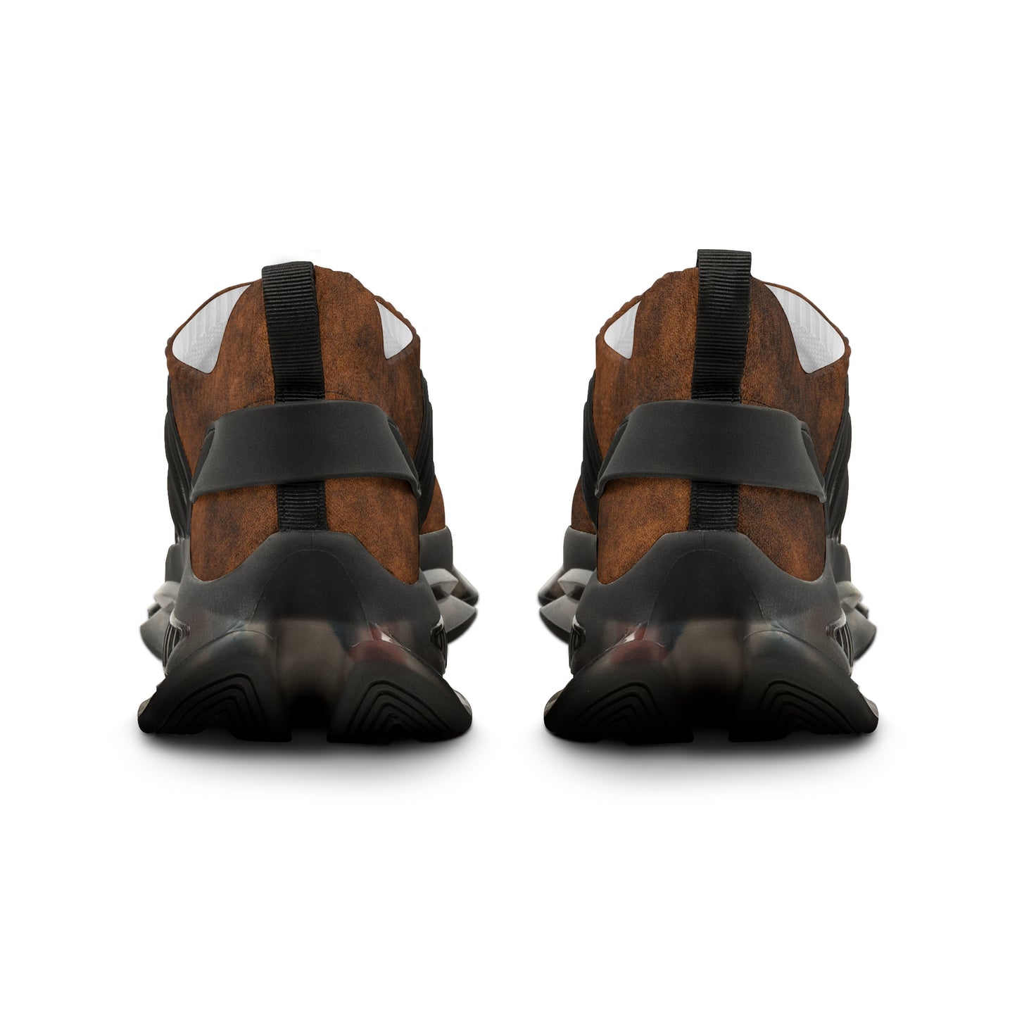 Men's Casual Mesh Sneakers - Stylish Brown Athletic Footwear