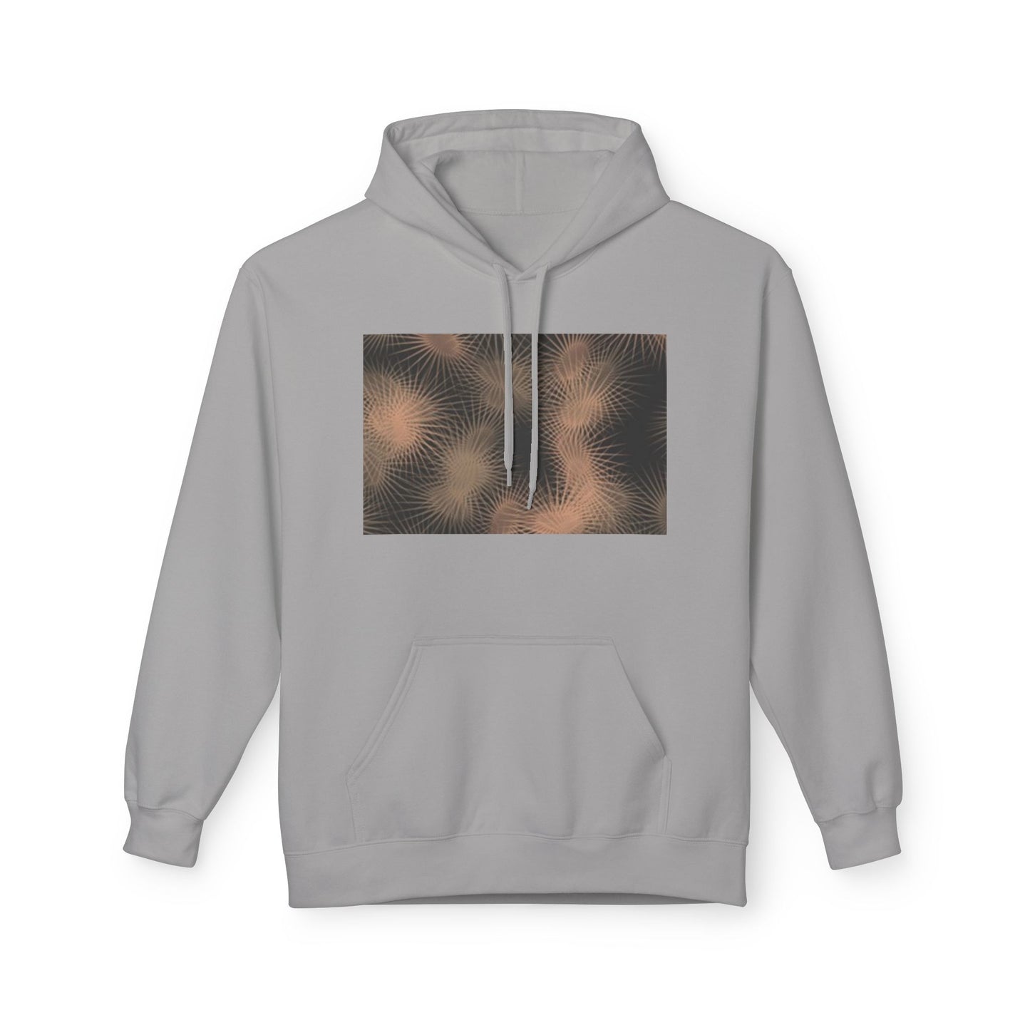 Minimalist Fleece Hoodie with Text Design | Unisex Softstyle