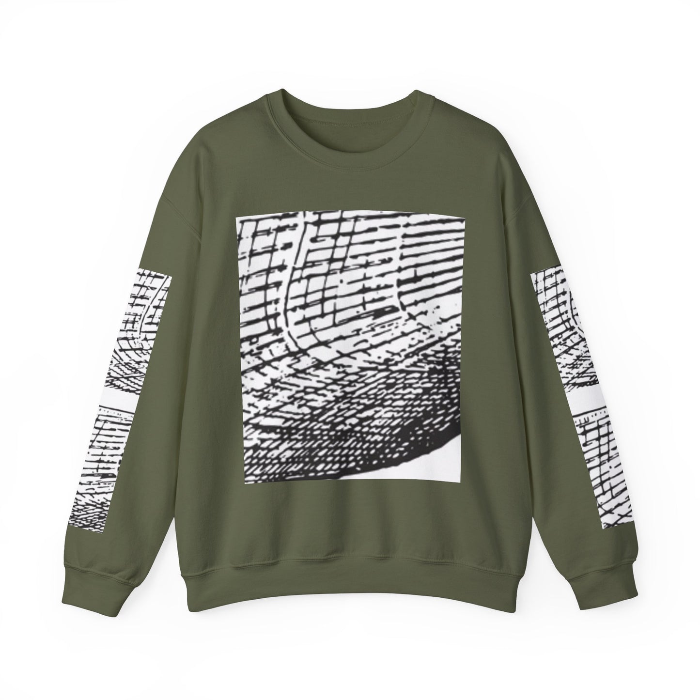 Artistic Unisex Crewneck Sweatshirt - Abstract Design for Cozy Vibes