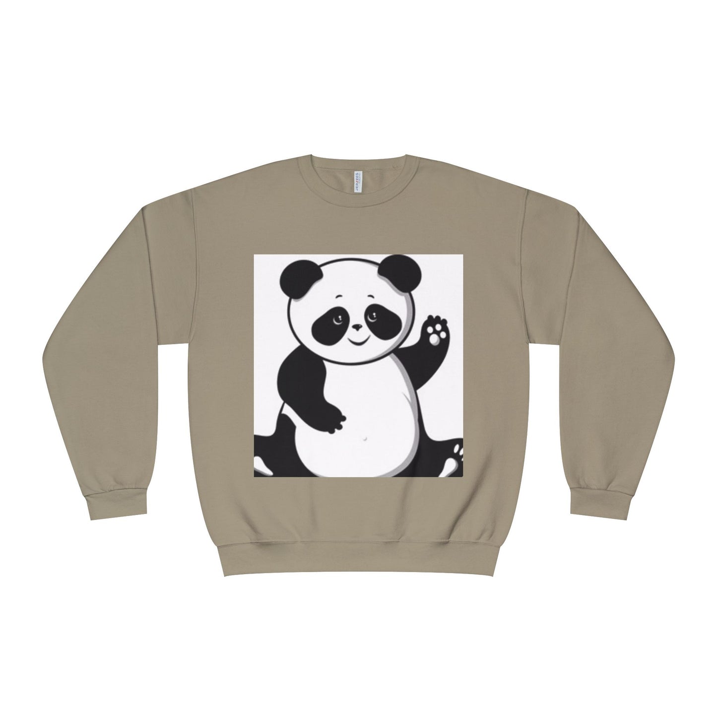 Cute Panda Unisex Crewneck Sweatshirt - Cozy Casual Wear for Animal Lovers