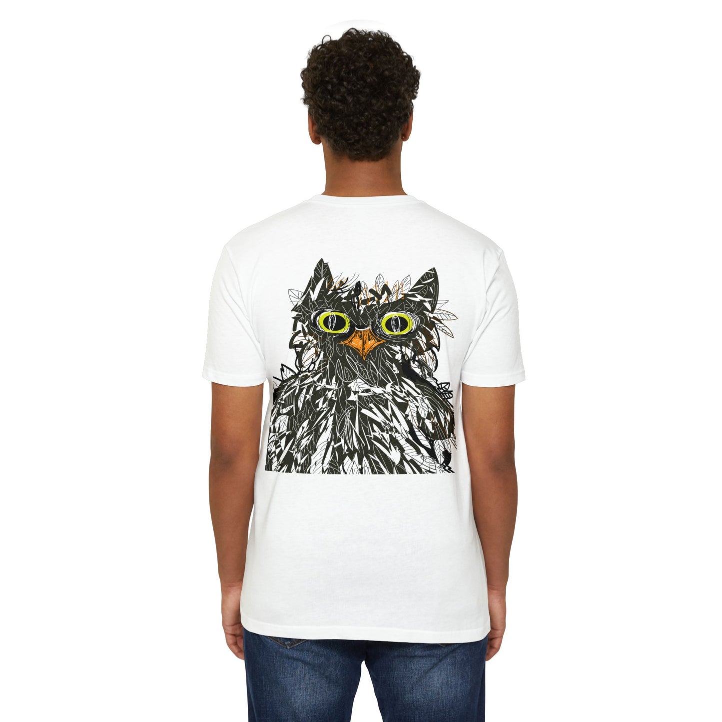 Whimsical Cat Graphic Unisex T-Shirt - Fun & Artsy Apparel