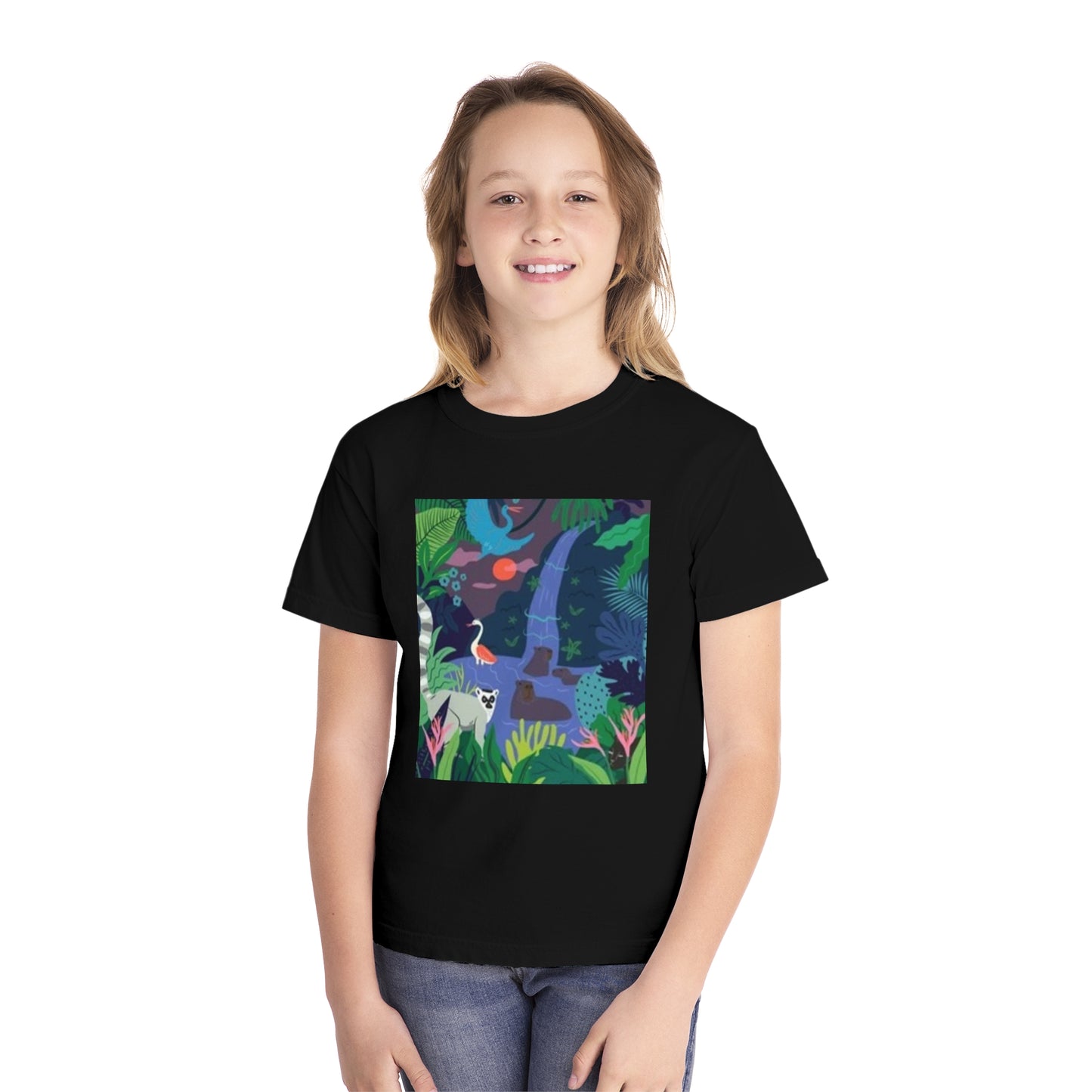 Colorful Jungle Adventure Youth Tee