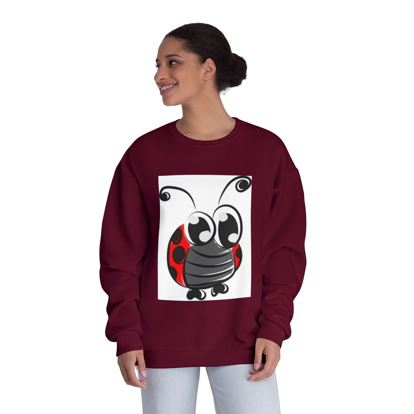 Cute Ladybug Unisex Crewneck Sweatshirt - Cozy & Fun Casual Wear