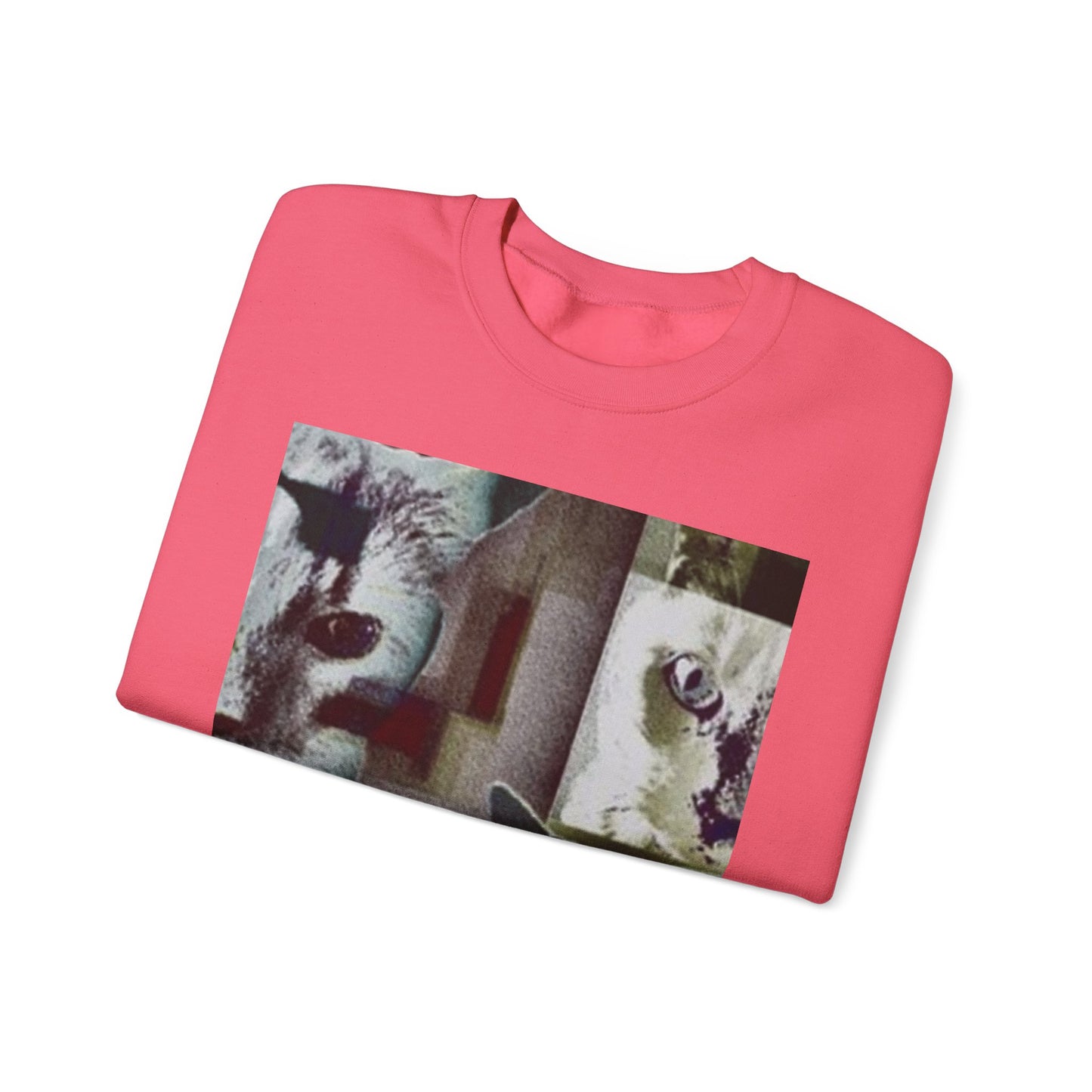 Cozy Cat Lover Crewneck Sweatshirt - Artistic Feline Design