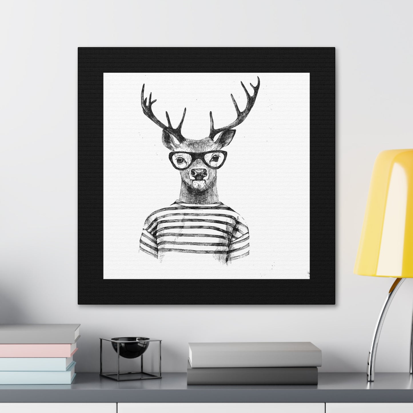 Whimsical Deer Canvas Gallery Wraps - Unique Home Decor for Animal Lovers