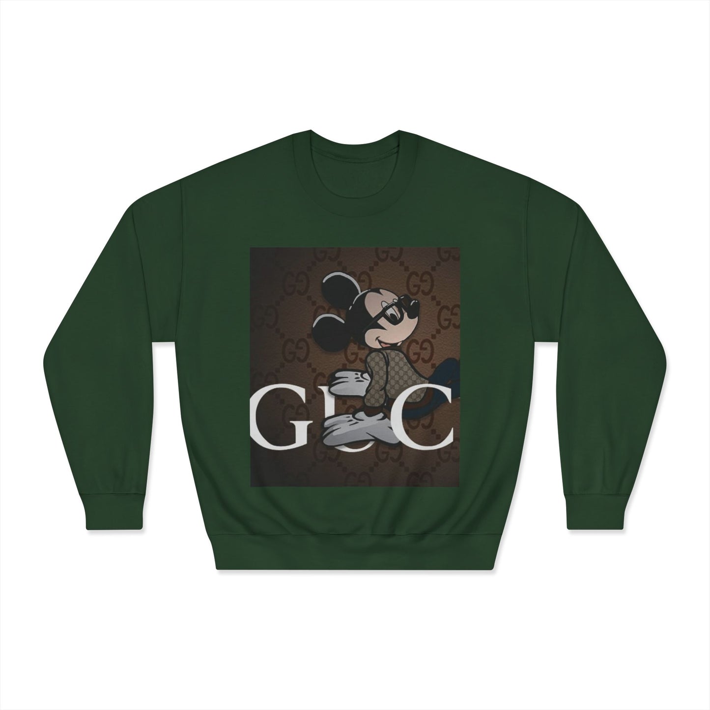 Trendy Mickey Mouse Graphic Crewneck Sweatshirt - Unisex Casual Wear