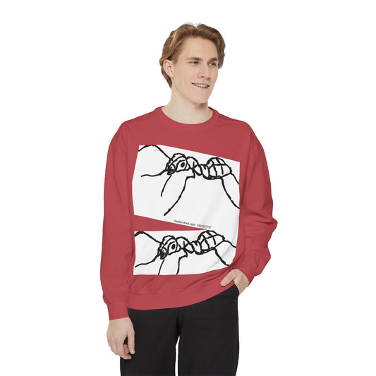 Ant-Inspired Unisex Garment-Dyed Sweatshirt - Unique Nature Lover Gift