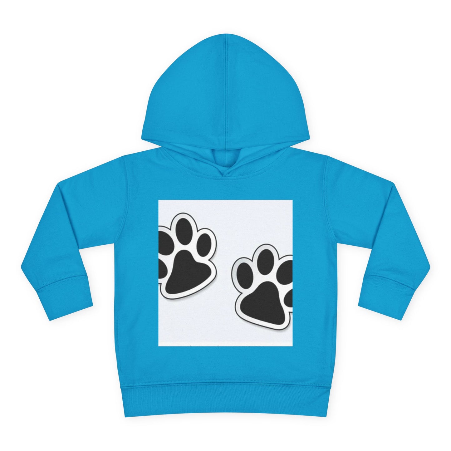 Wildlife Pattern Toddler Pullover Fleece Hoodie - Playful Animal Design for Kids