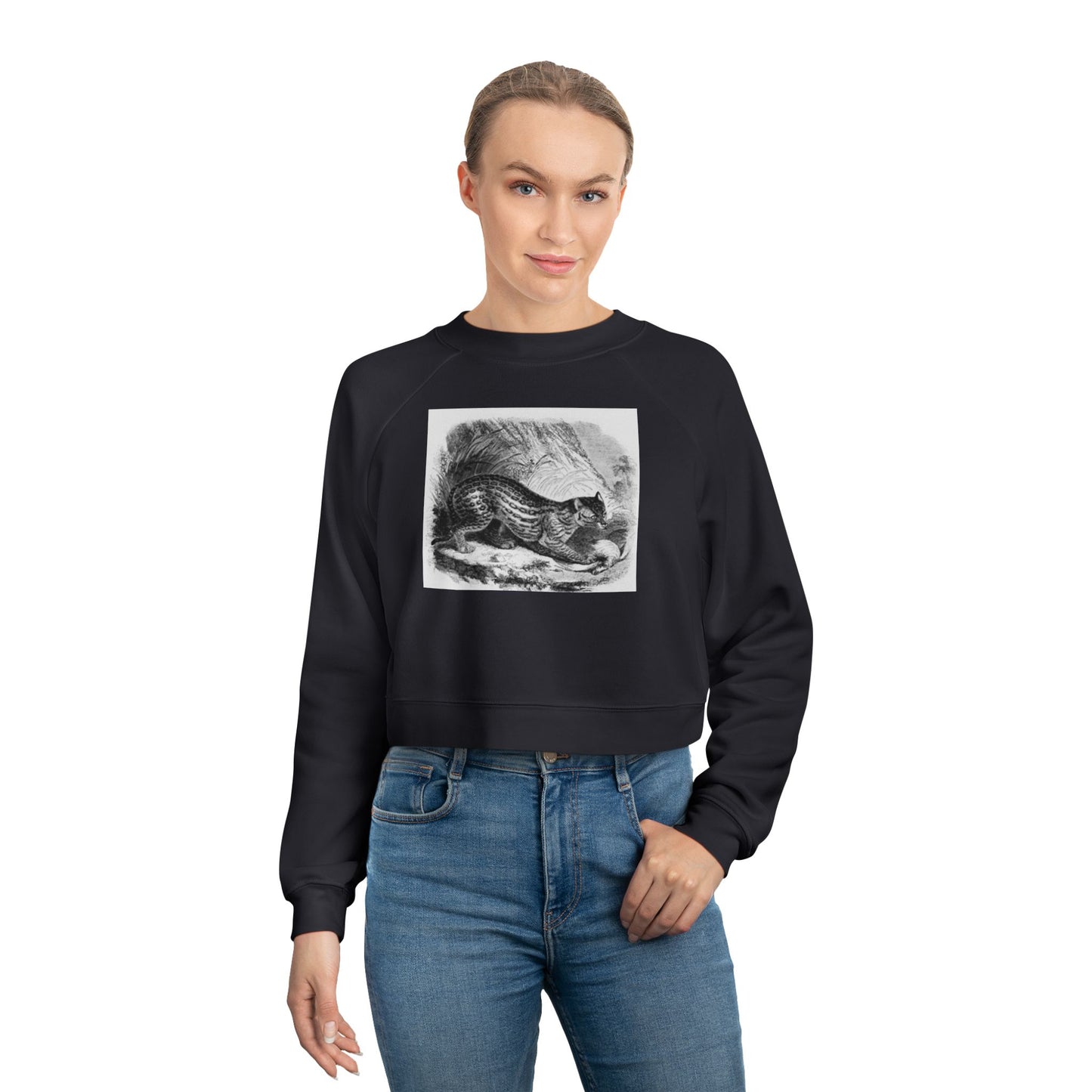 Women's Cropped Fleece Pullover
