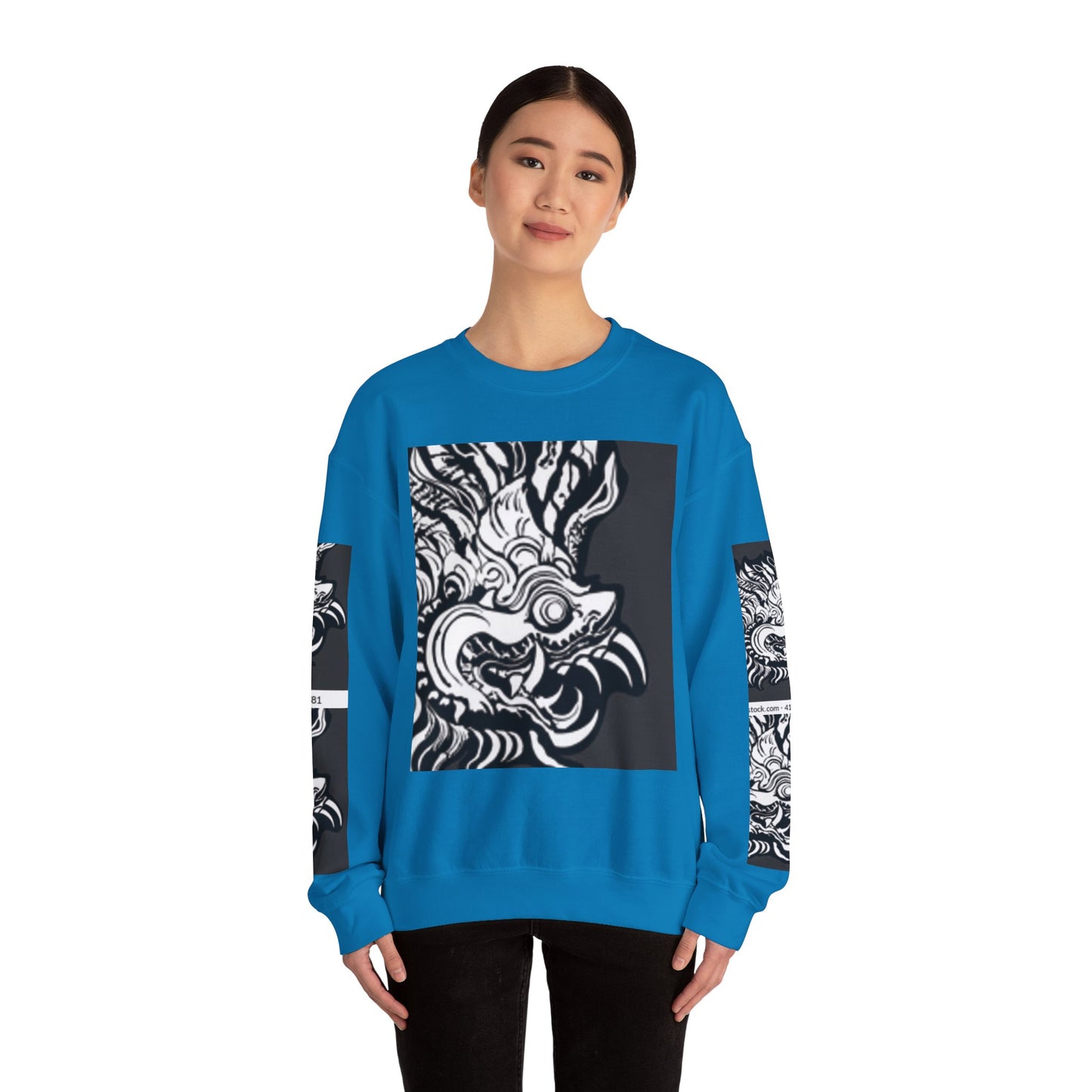 Bold Graphic Crewneck Sweatshirt - Unisex Heavy Blend™ - Perfect for Streetwear and Casual Outings