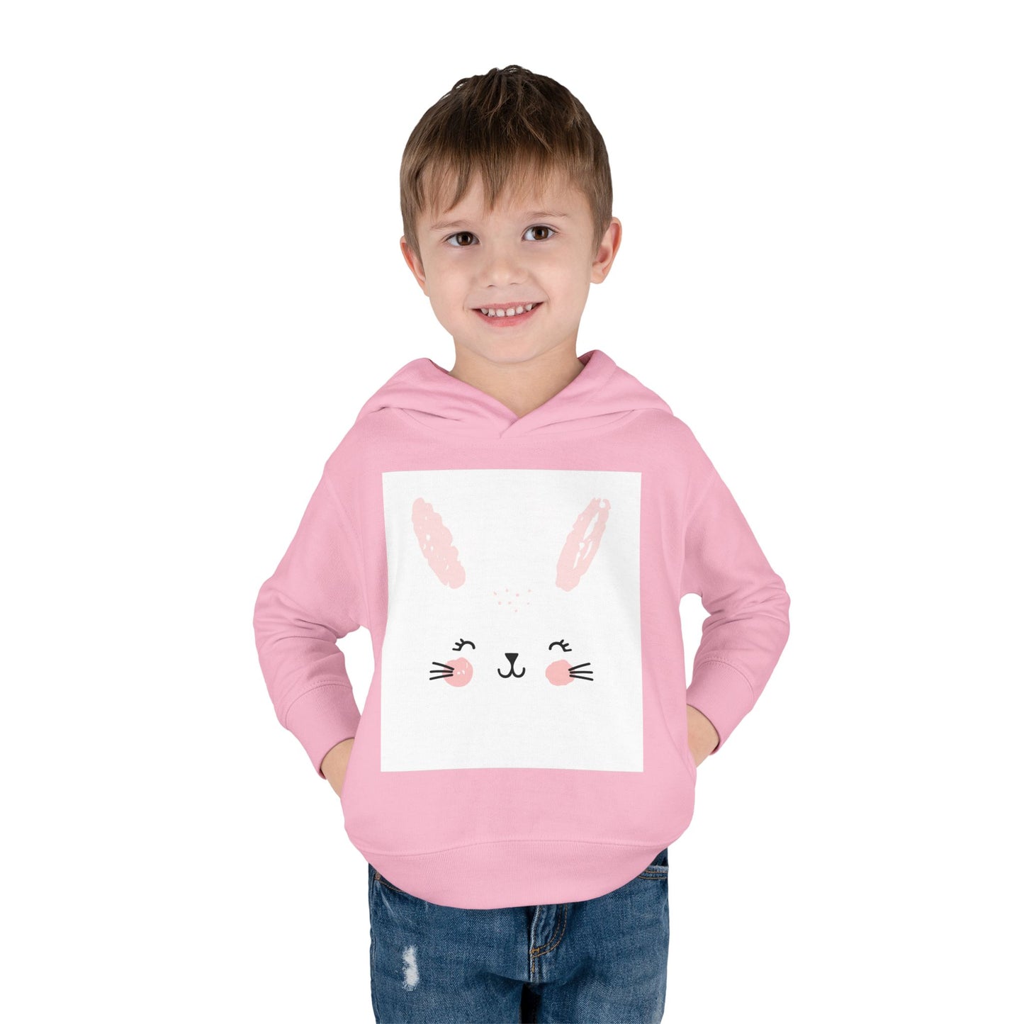 Cute Bunny Hoodie for Toddlers - Cozy Fleece Pullover