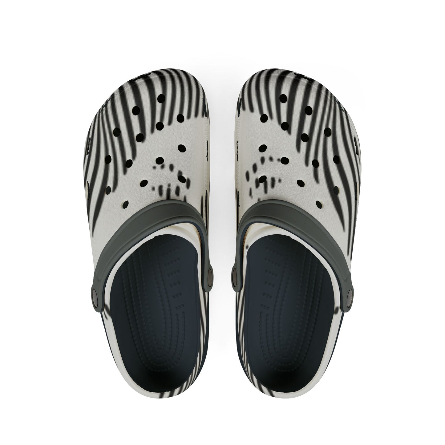 Zebra Print EVA Foam Rubber Shoes - Comfortable & Stylish Footwear for Every Occasion