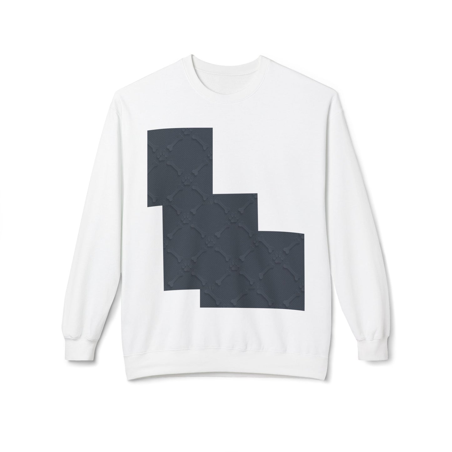Minimalist Pet-Themed Crewneck Sweatshirt for Animal Lovers