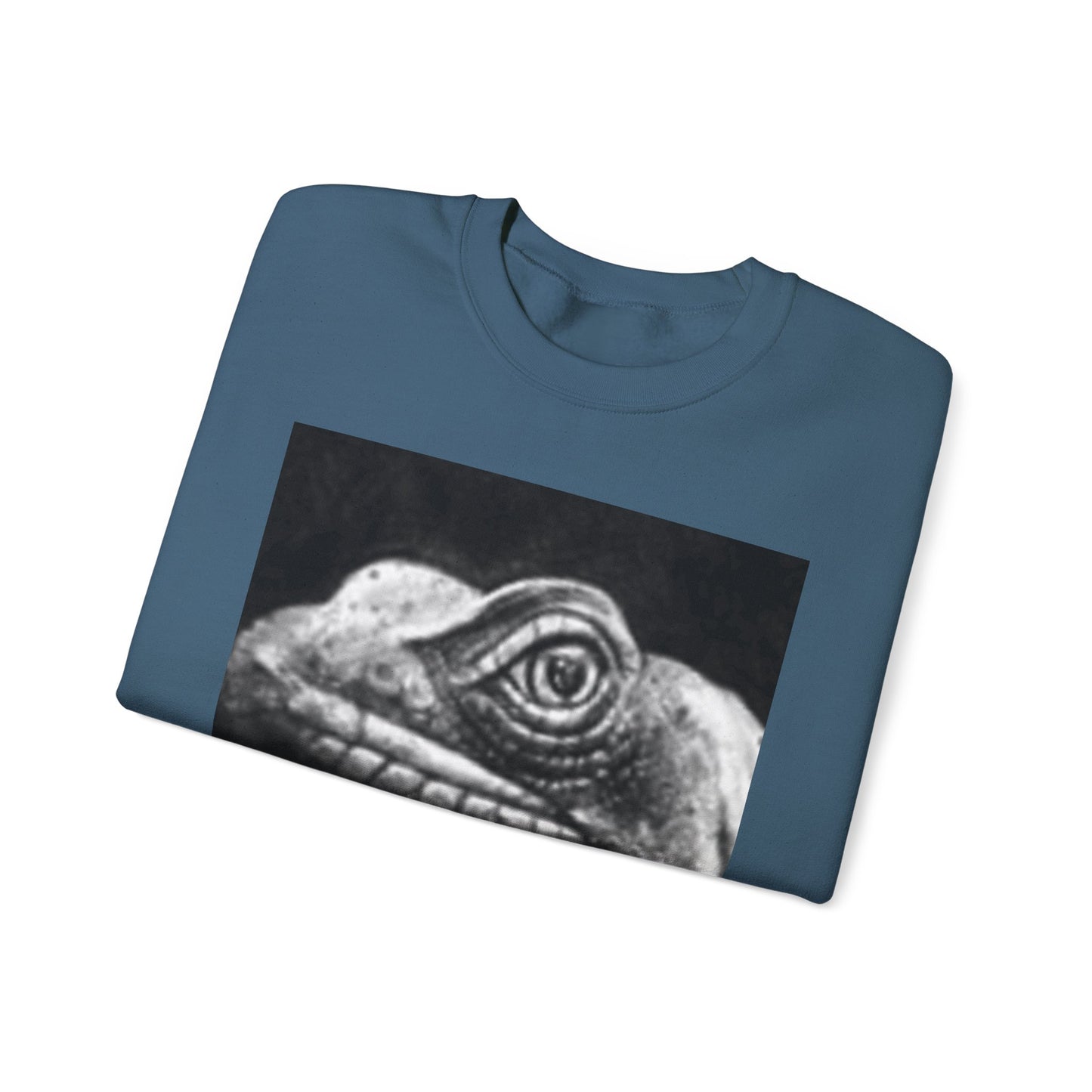 Unique Unisex Crewneck Sweatshirt with Bold Lizard Design