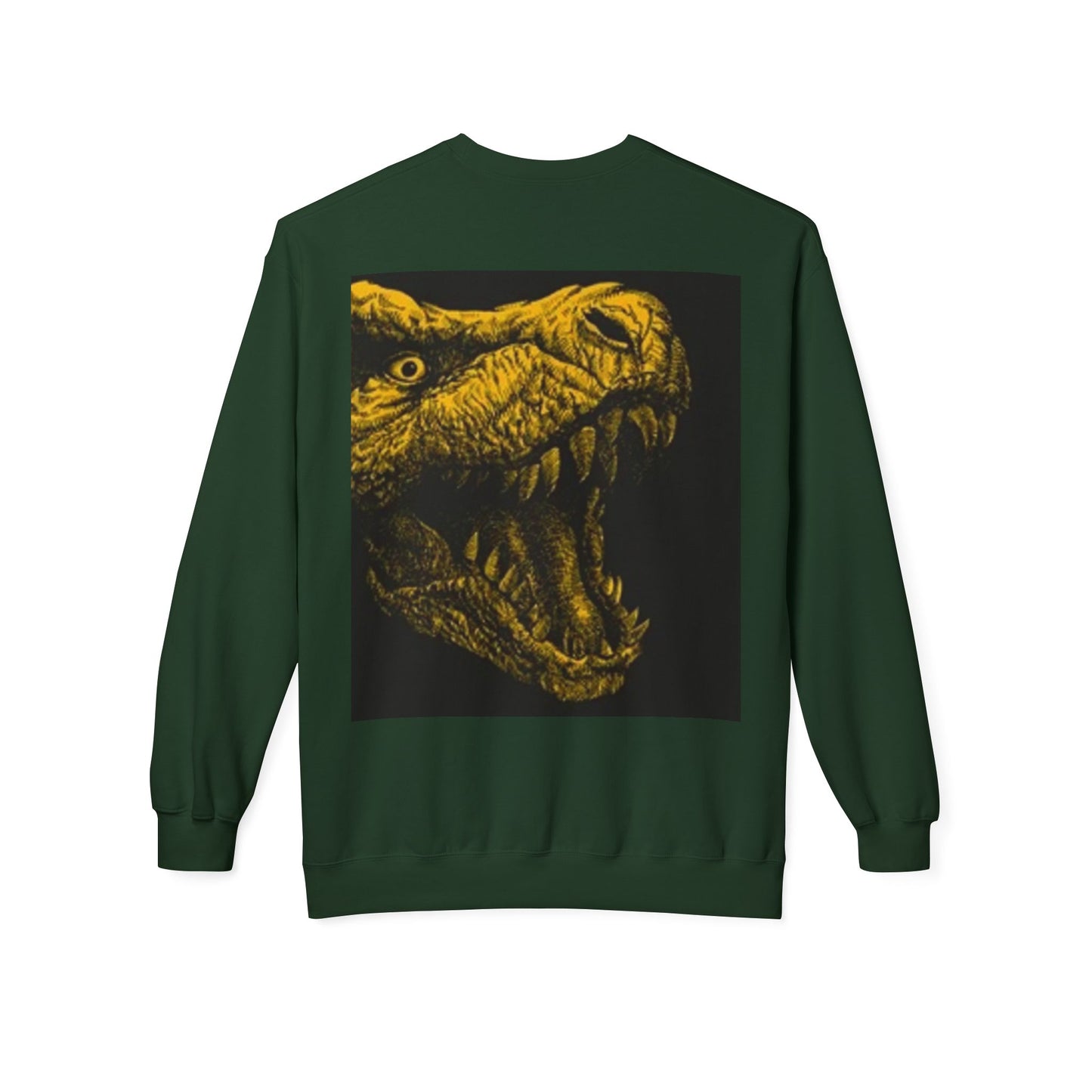 Unisex Dinosaur Graphic Sweatshirt - Cozy Midweight Crewneck