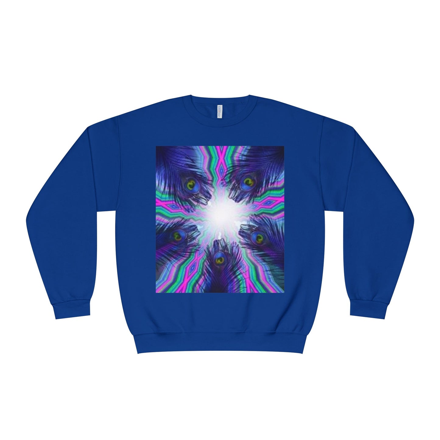 Psychedelic Art Crewneck Sweatshirt - Unisex Vibrant Graphic Sweatshirt