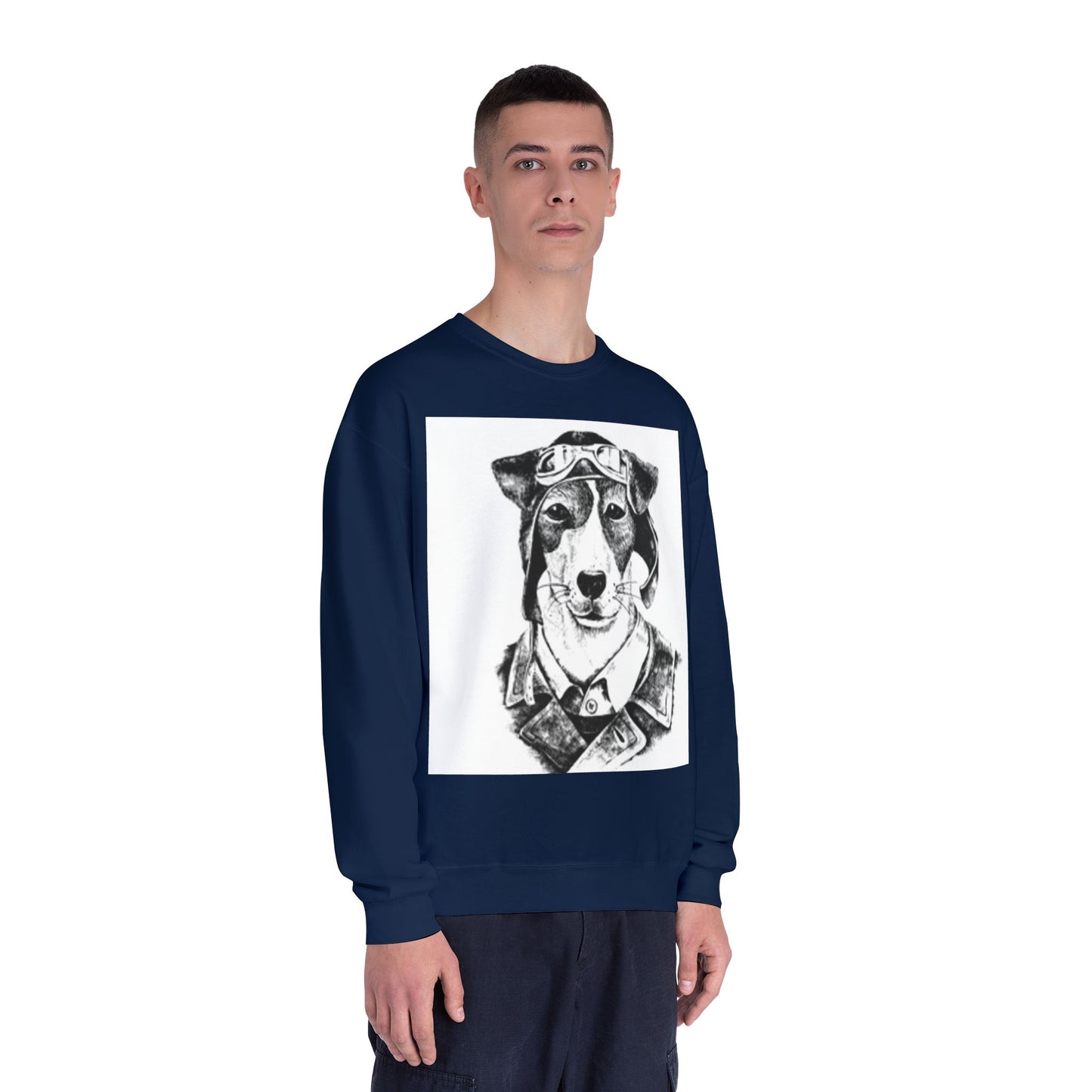 Pilot Dog Unisex Crewneck Sweatshirt - Cozy Pet Lover's Gift